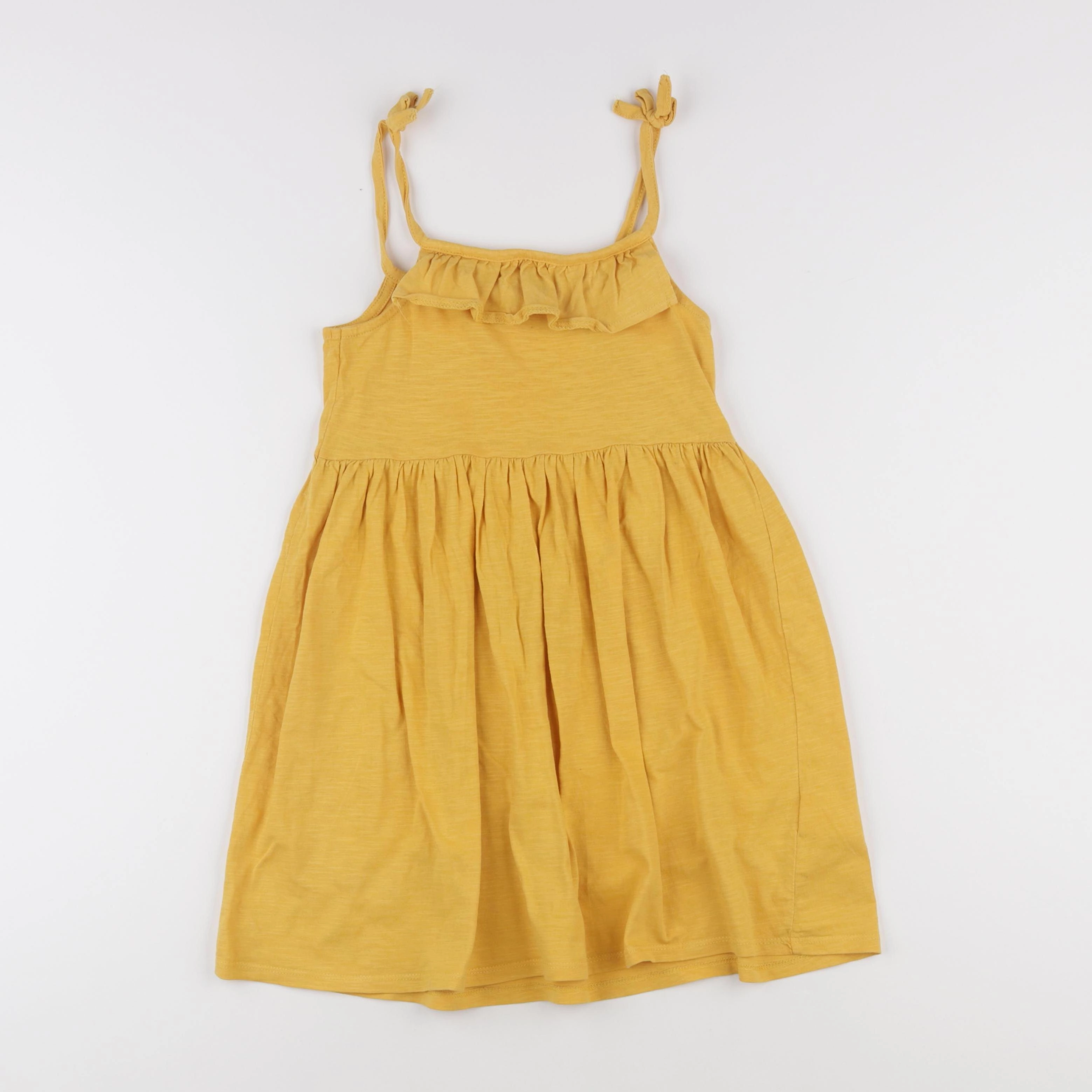 Vertbaudet - robe jaune - 8 ans
