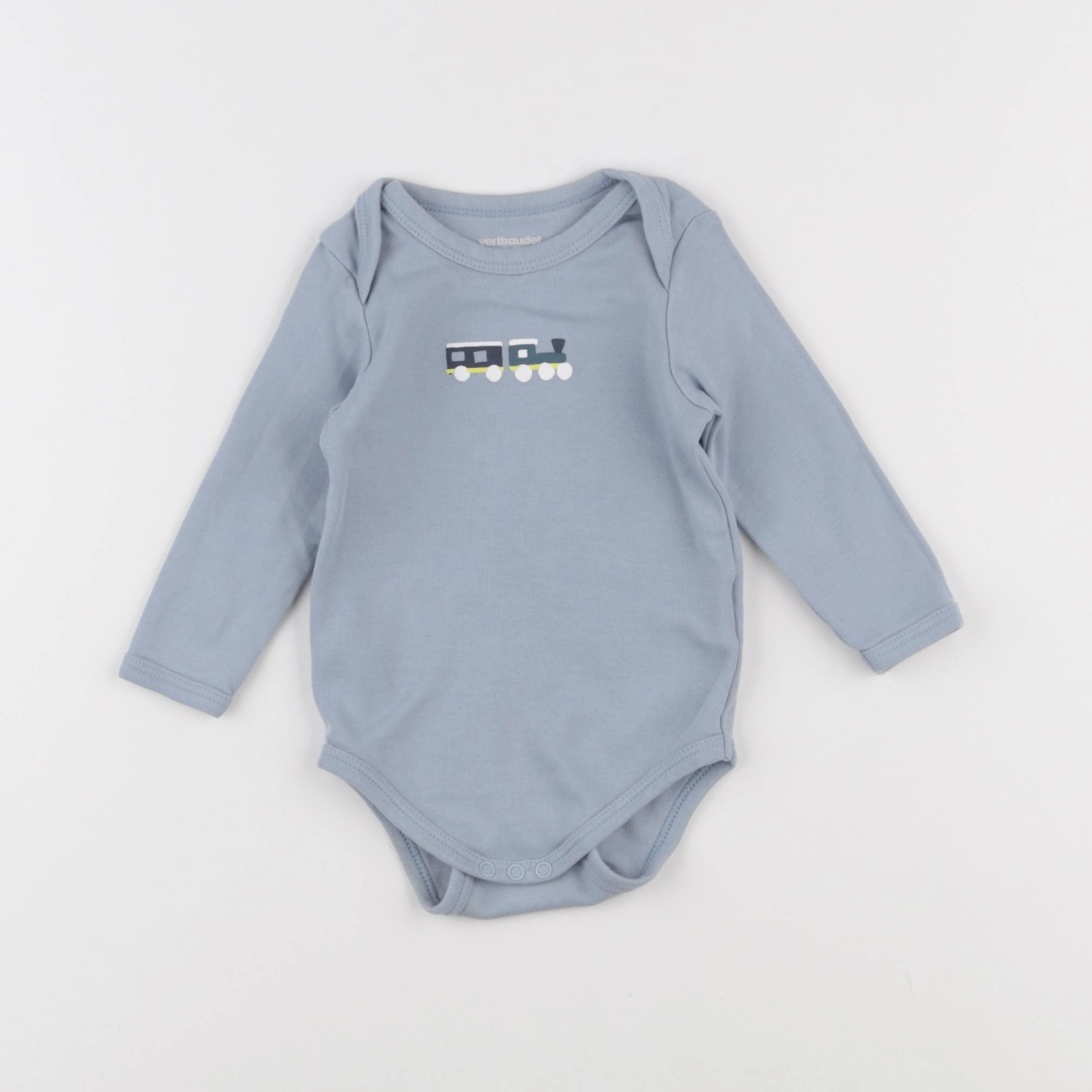Vertbaudet - body bleu - 9 mois