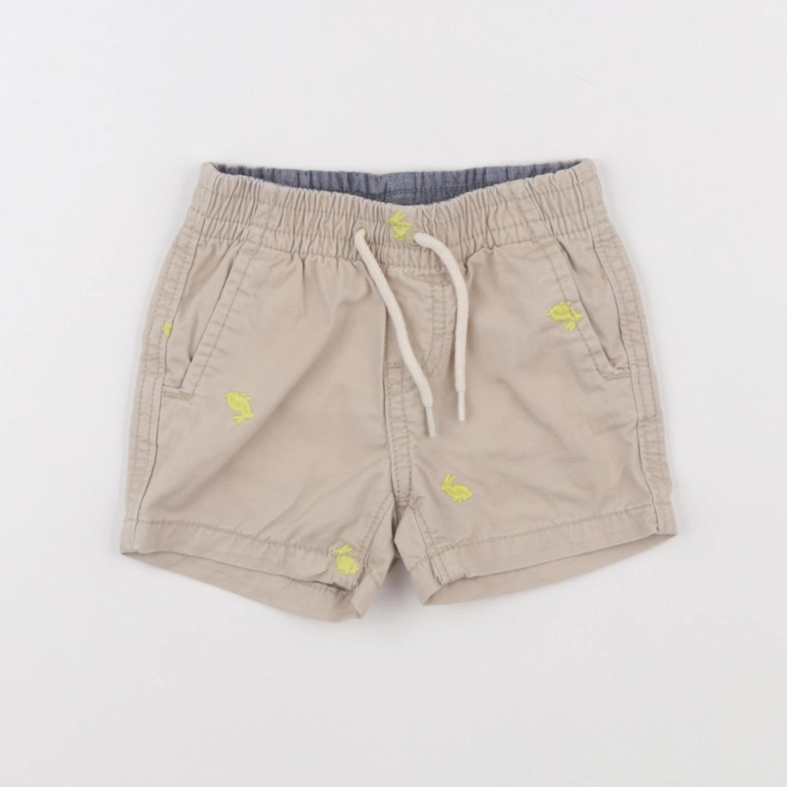 GAP - short beige - 3/6 mois