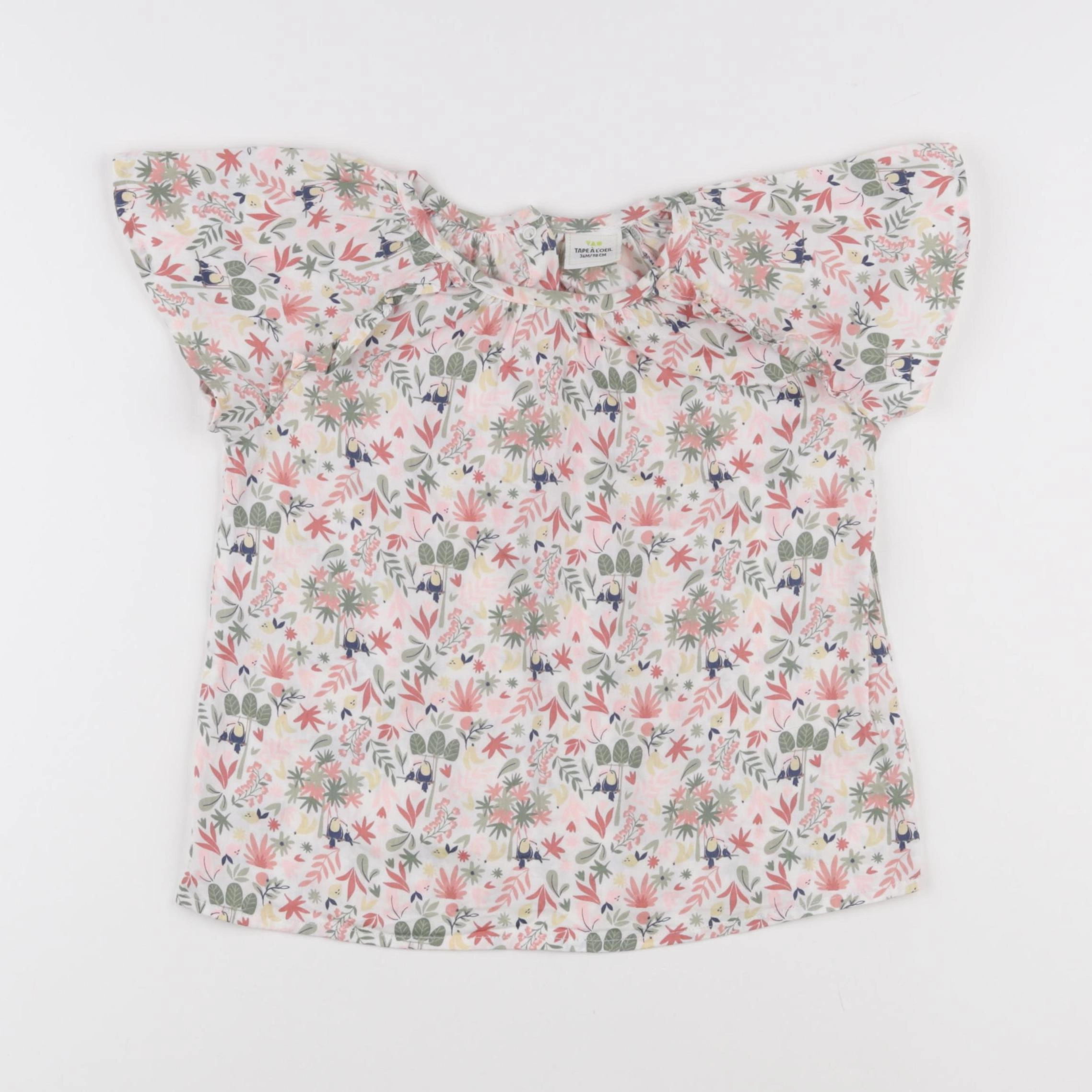 Tape à l'oeil - blouse multicolore - 36 mois