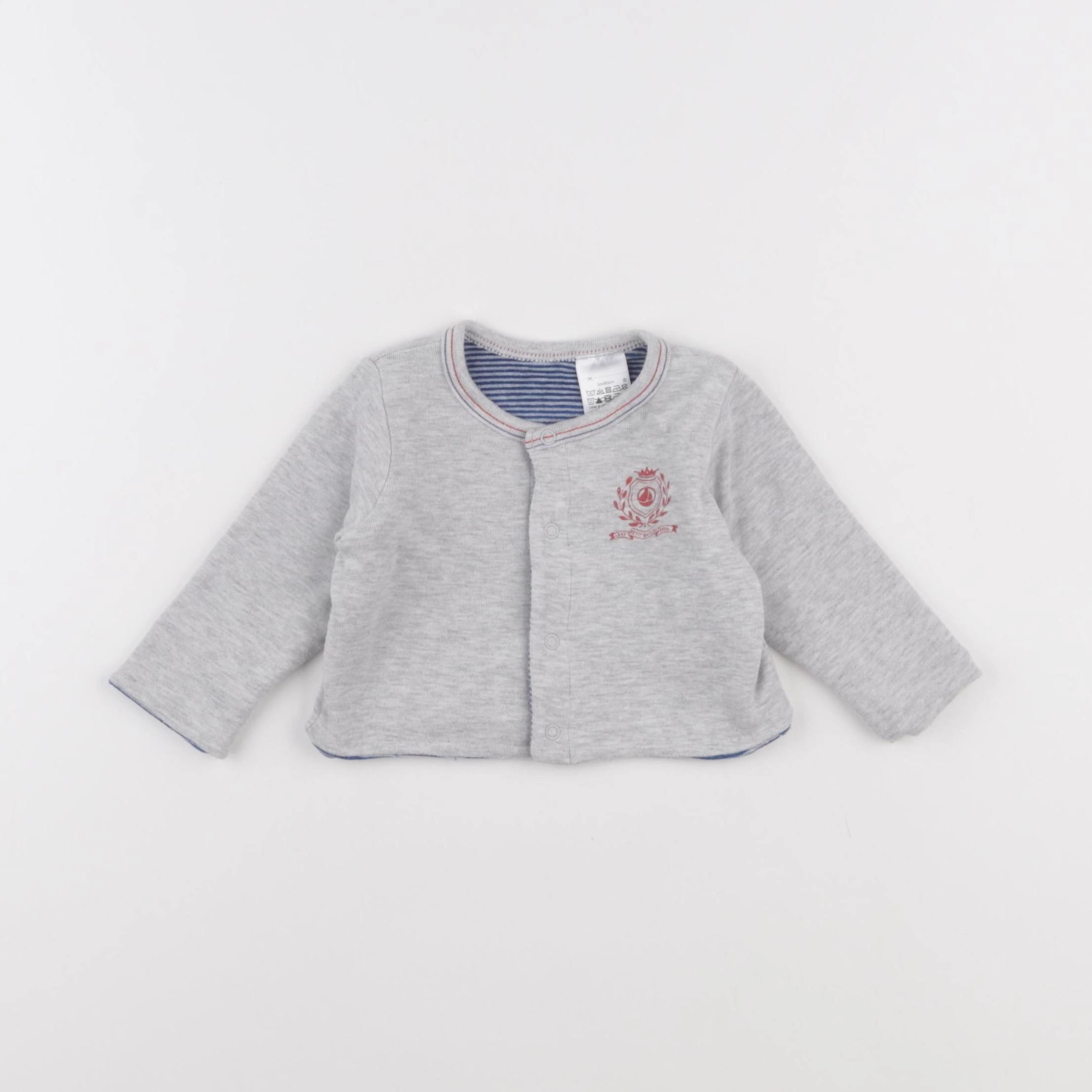 Petit Bateau - sweat multicolore - 3 mois