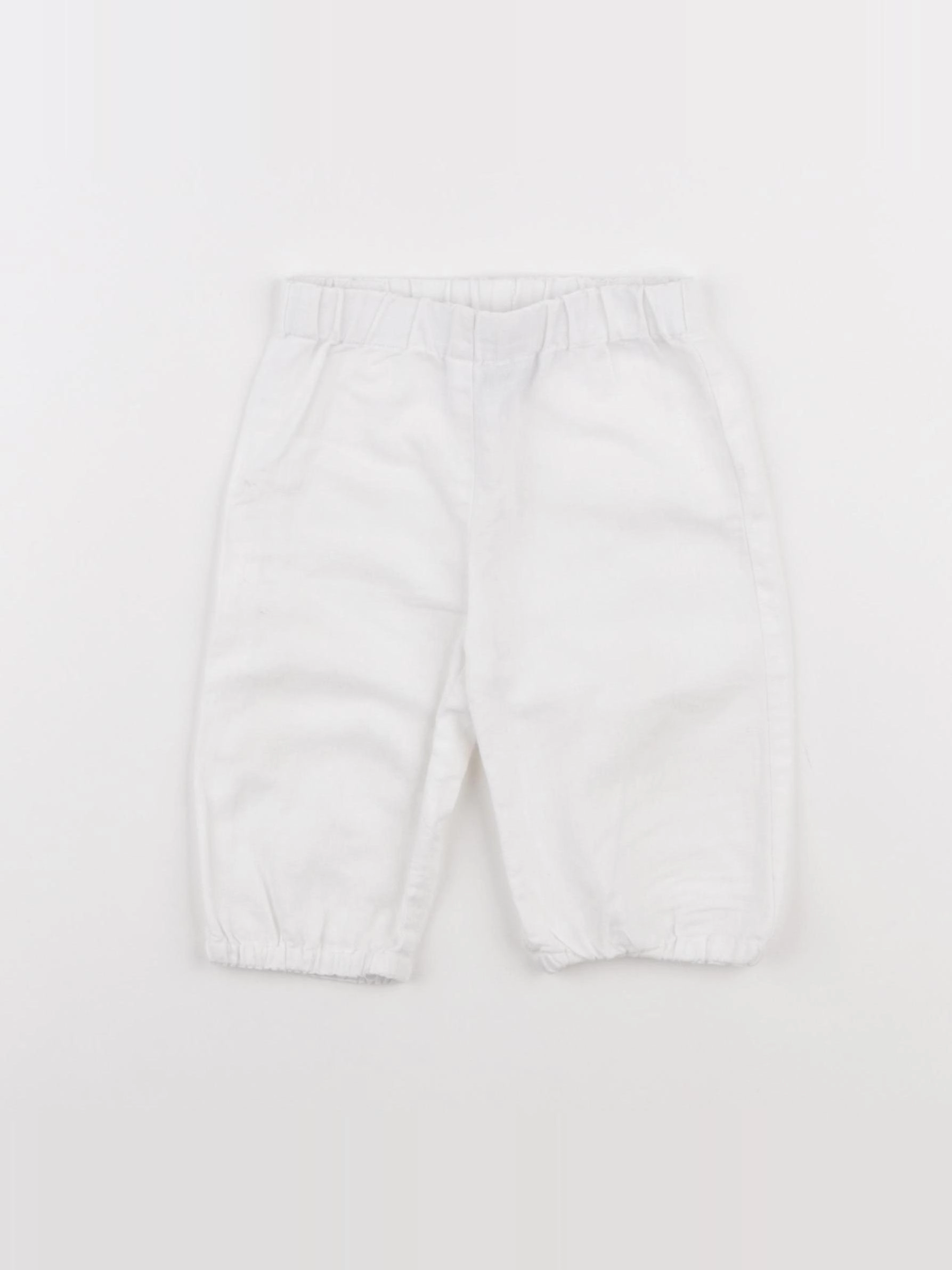 Cyrillus - pantalon blanc - 9 mois