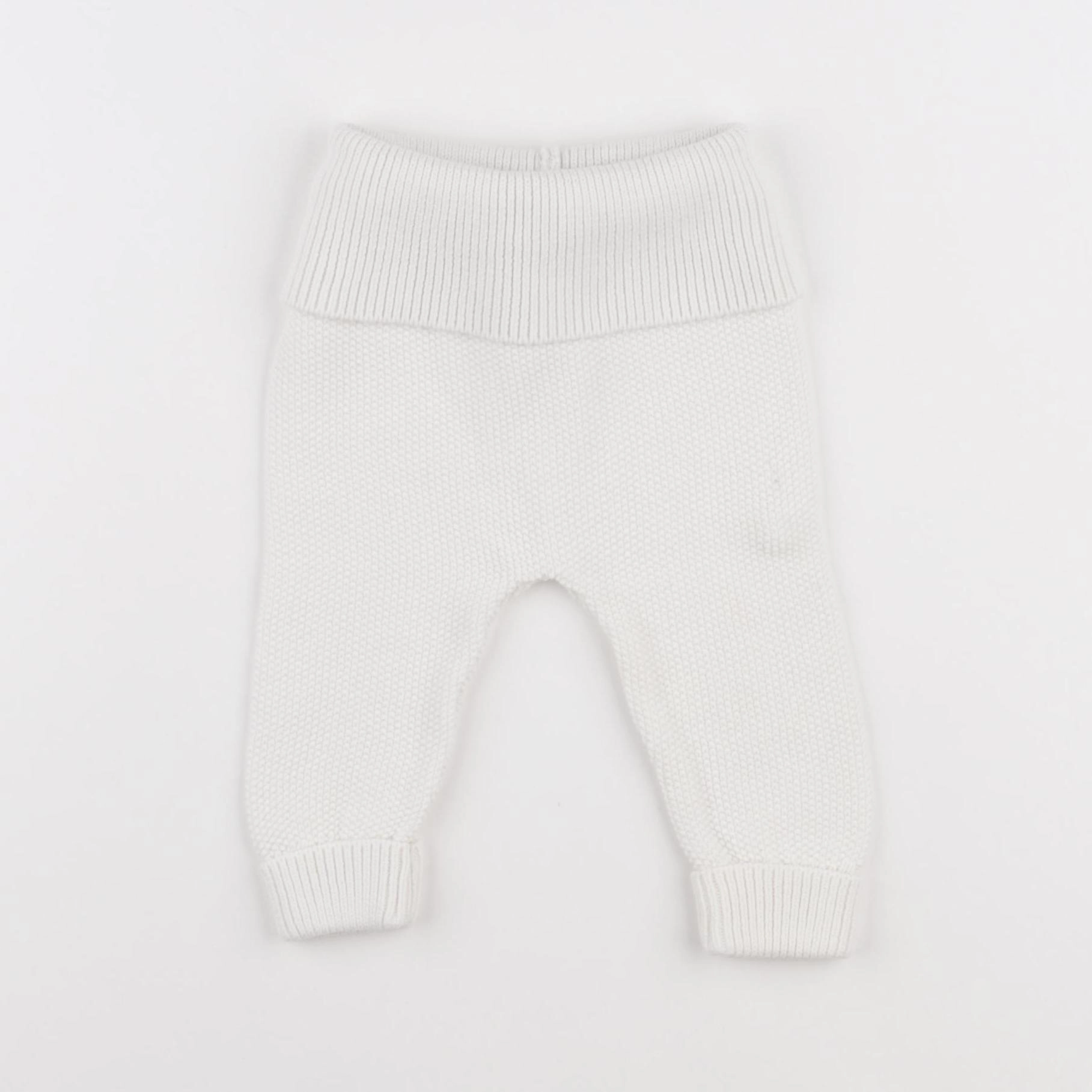 Cyrillus - legging blanc - 9 mois