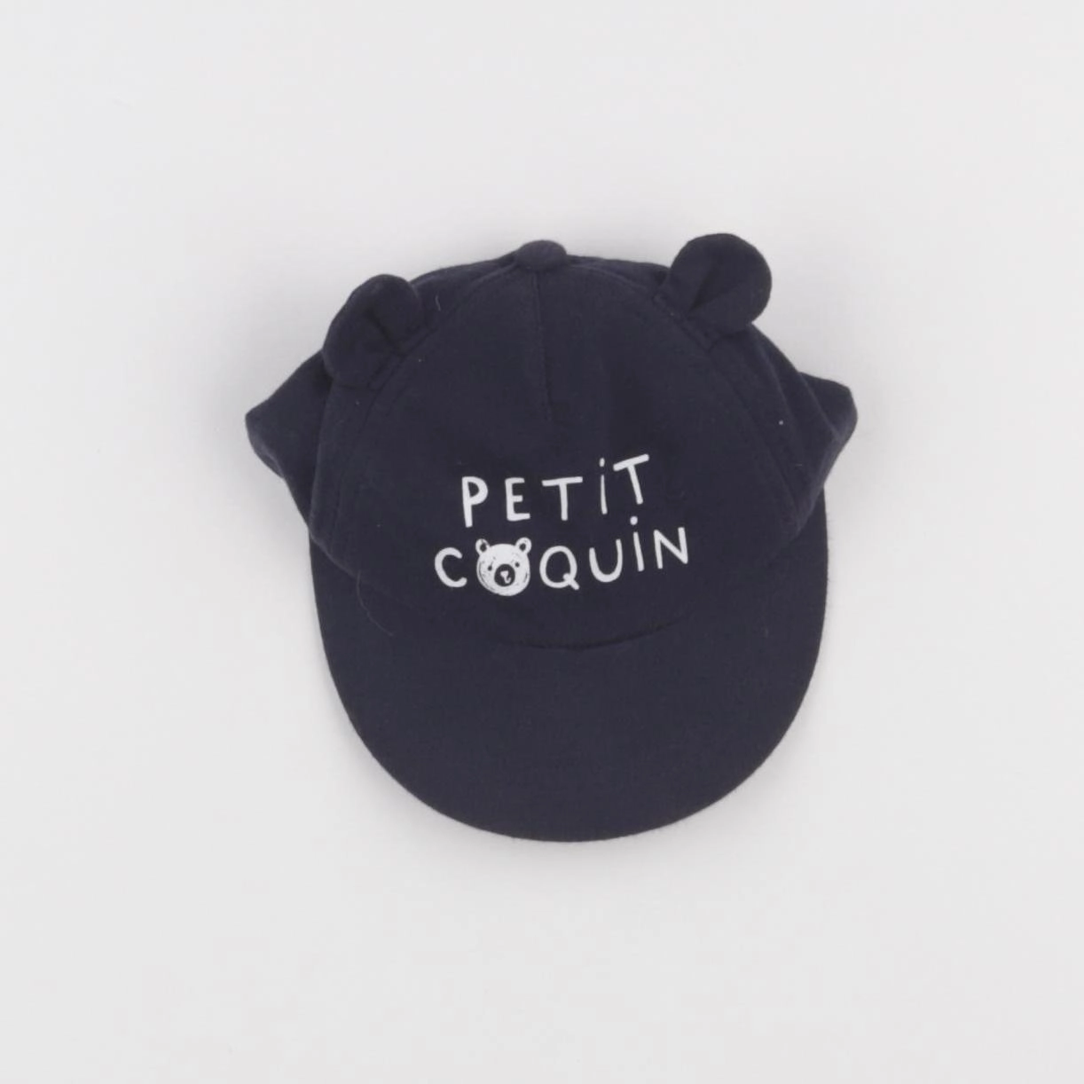 Vertbaudet - casquette bleu - 3/6 mois