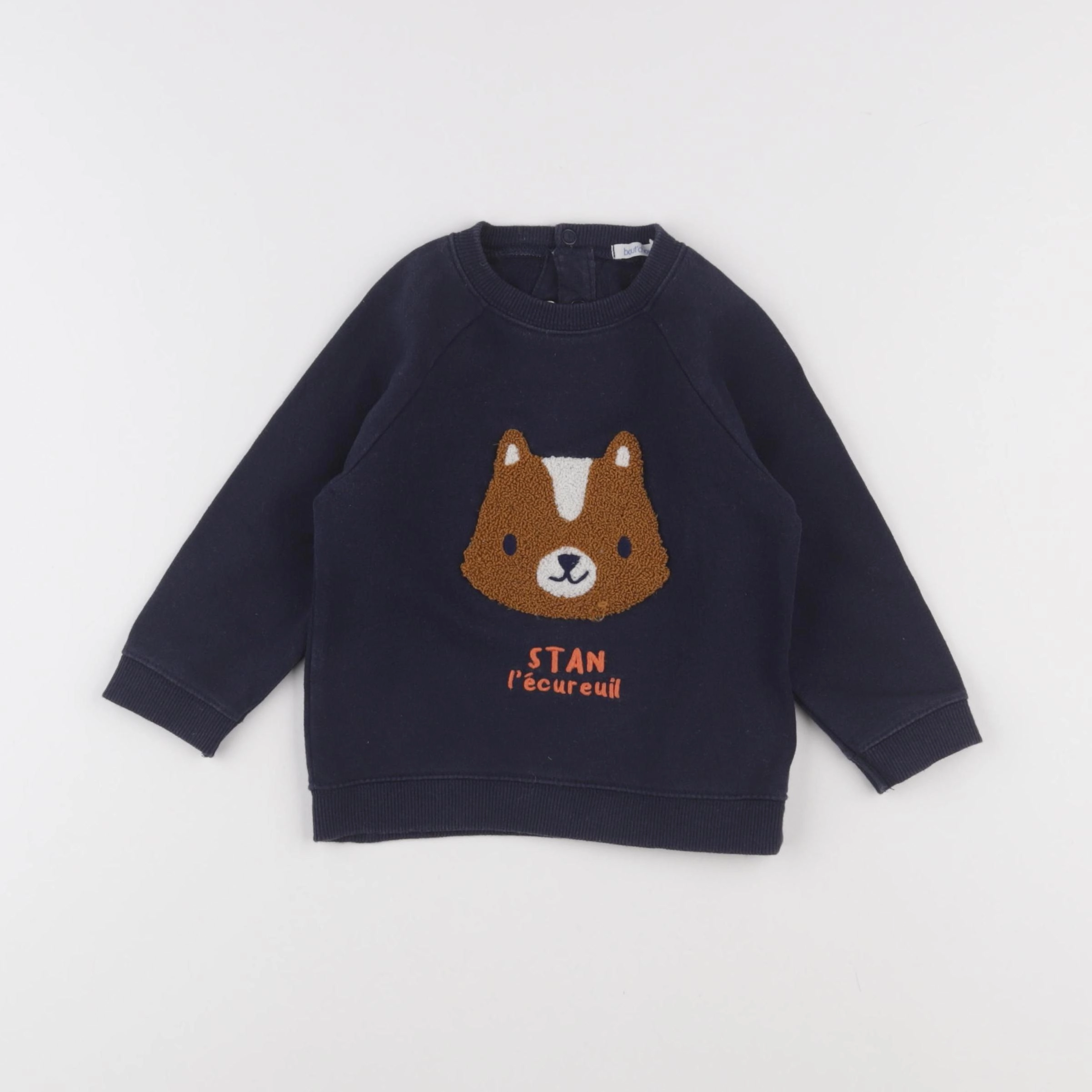 Boutchou - sweat bleu - 24 mois