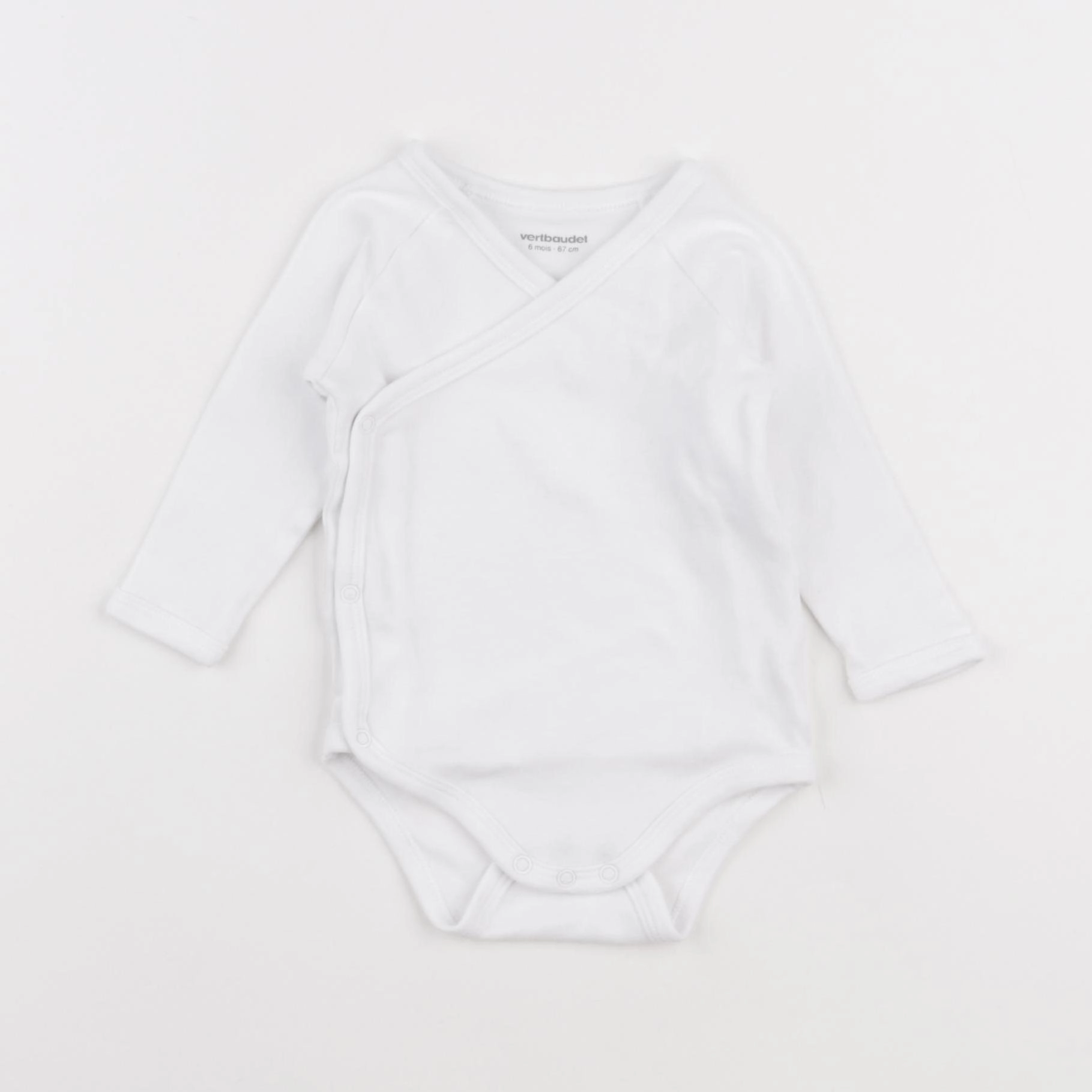 Vertbaudet - body blanc - 9 mois