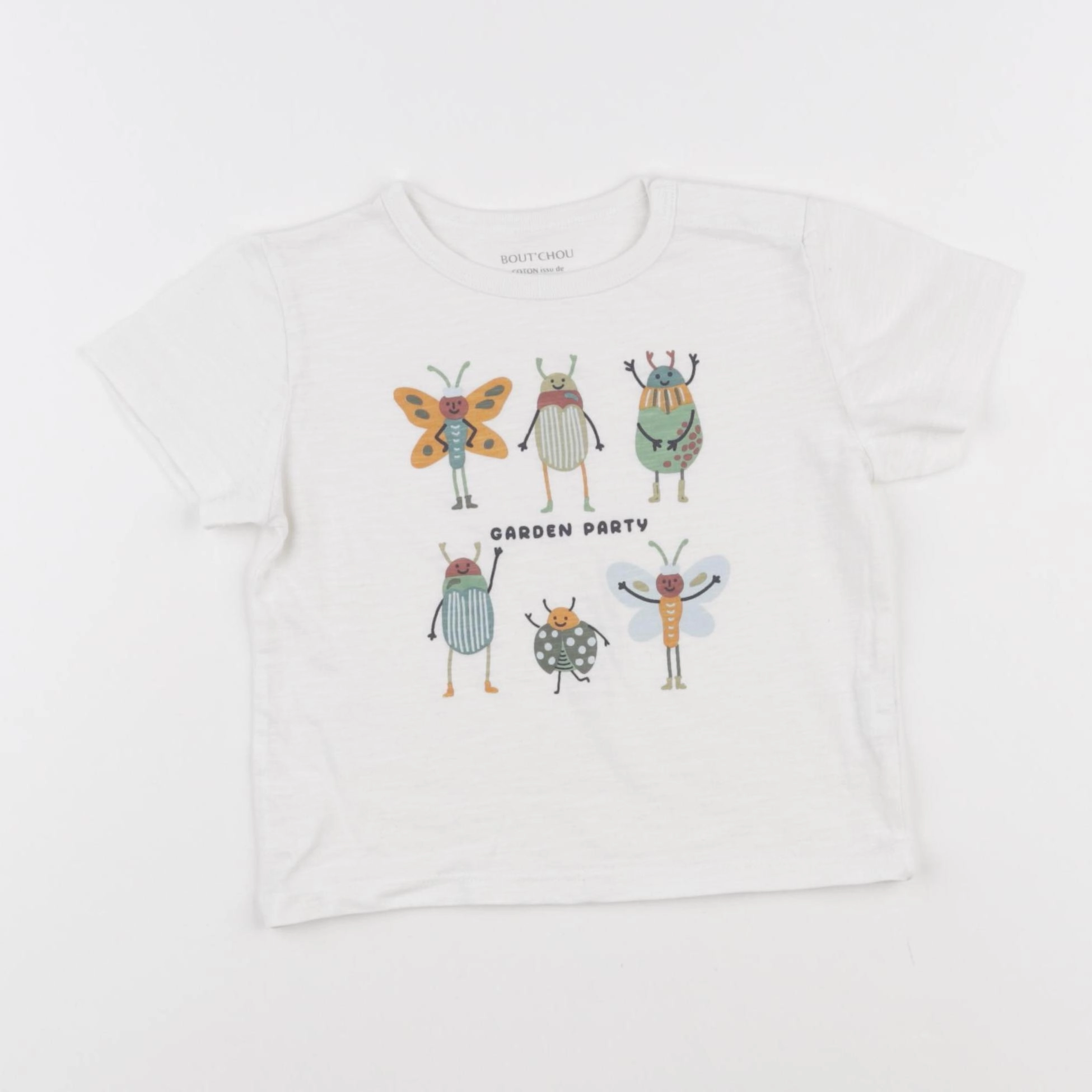 Boutchou - tee-shirt blanc - 24 mois