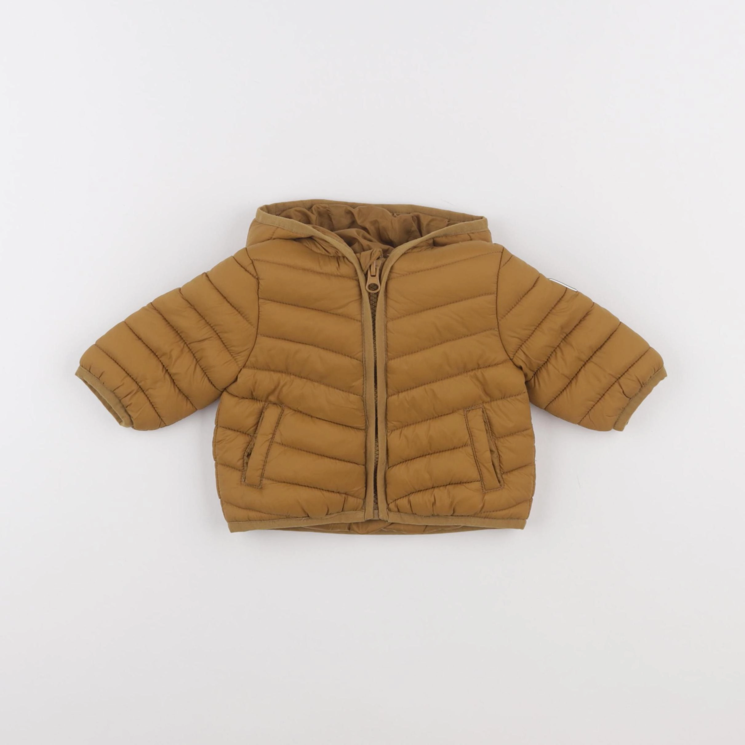 Vertbaudet - doudoune marron - 3 mois
