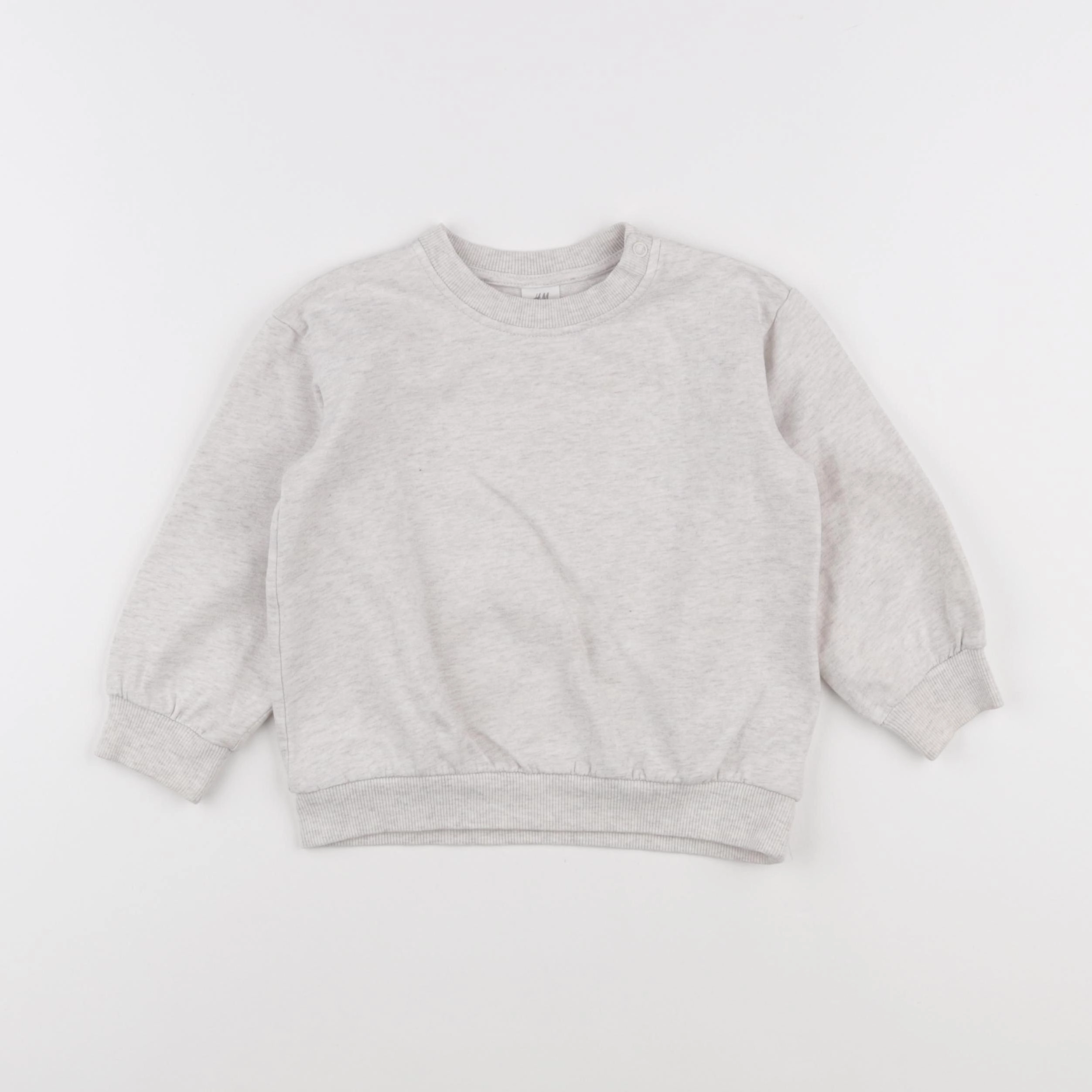 H&M - sweat beige - 18/24 mois