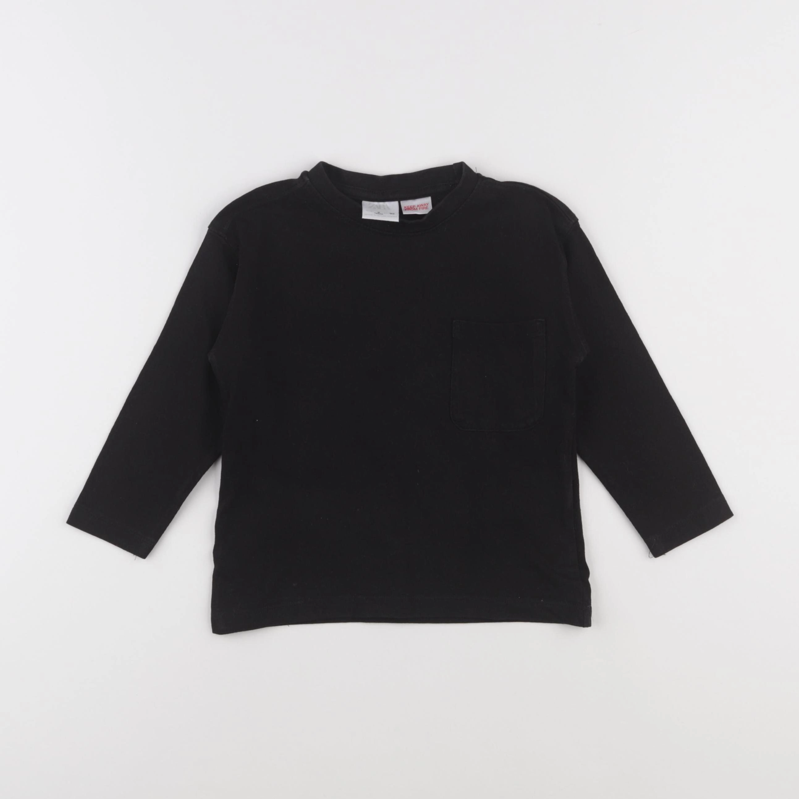 Zara - tee-shirt noir - 2 ans