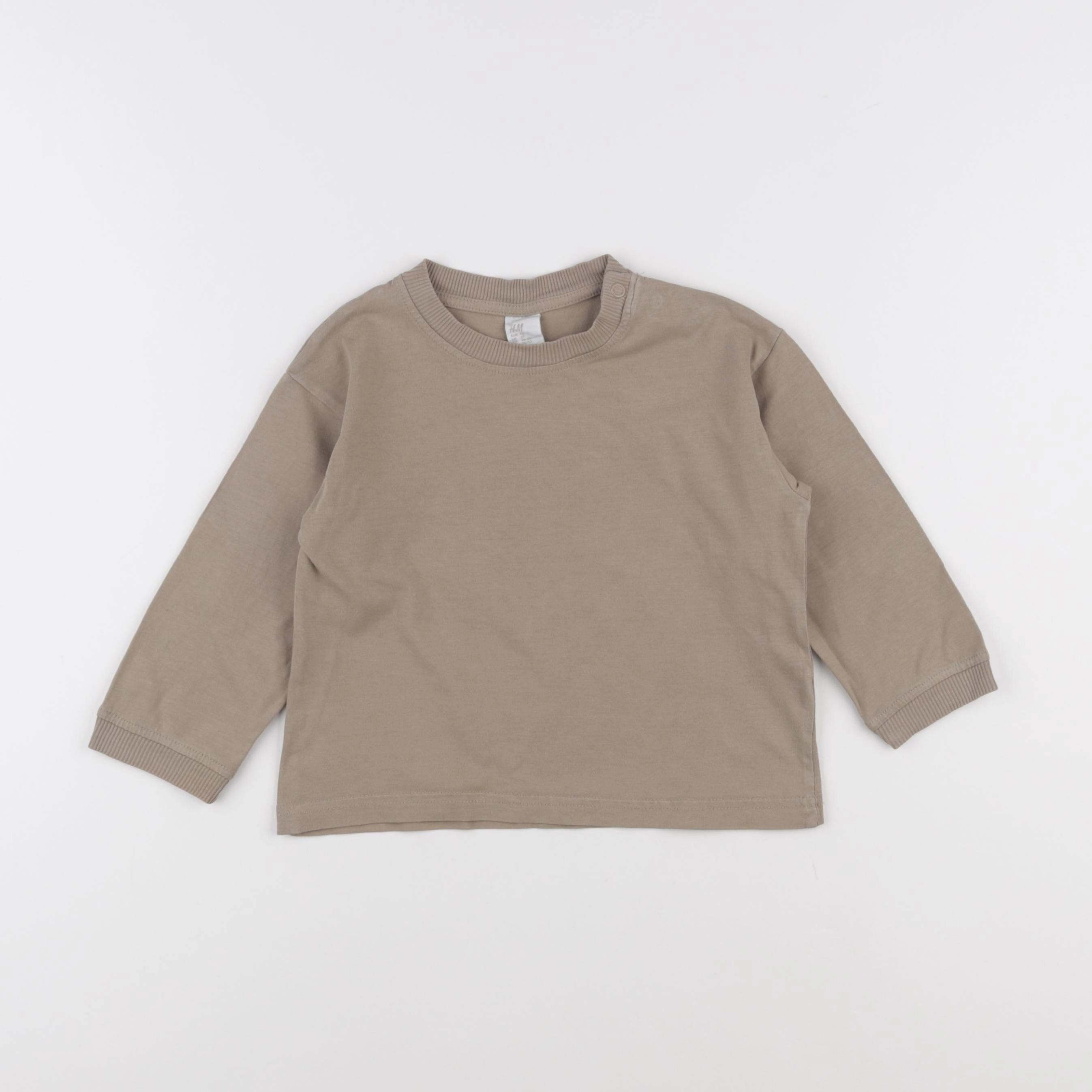 H&M - tee-shirt marron - 18/24 mois