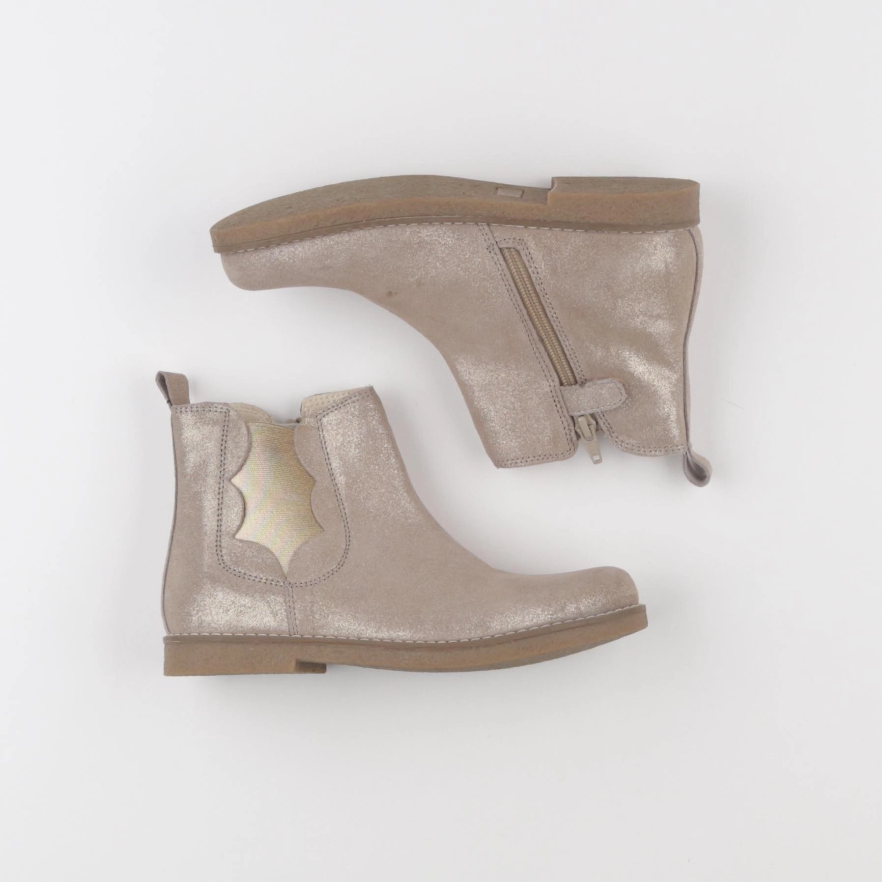 Vertbaudet - boots beige, or - pointure 36