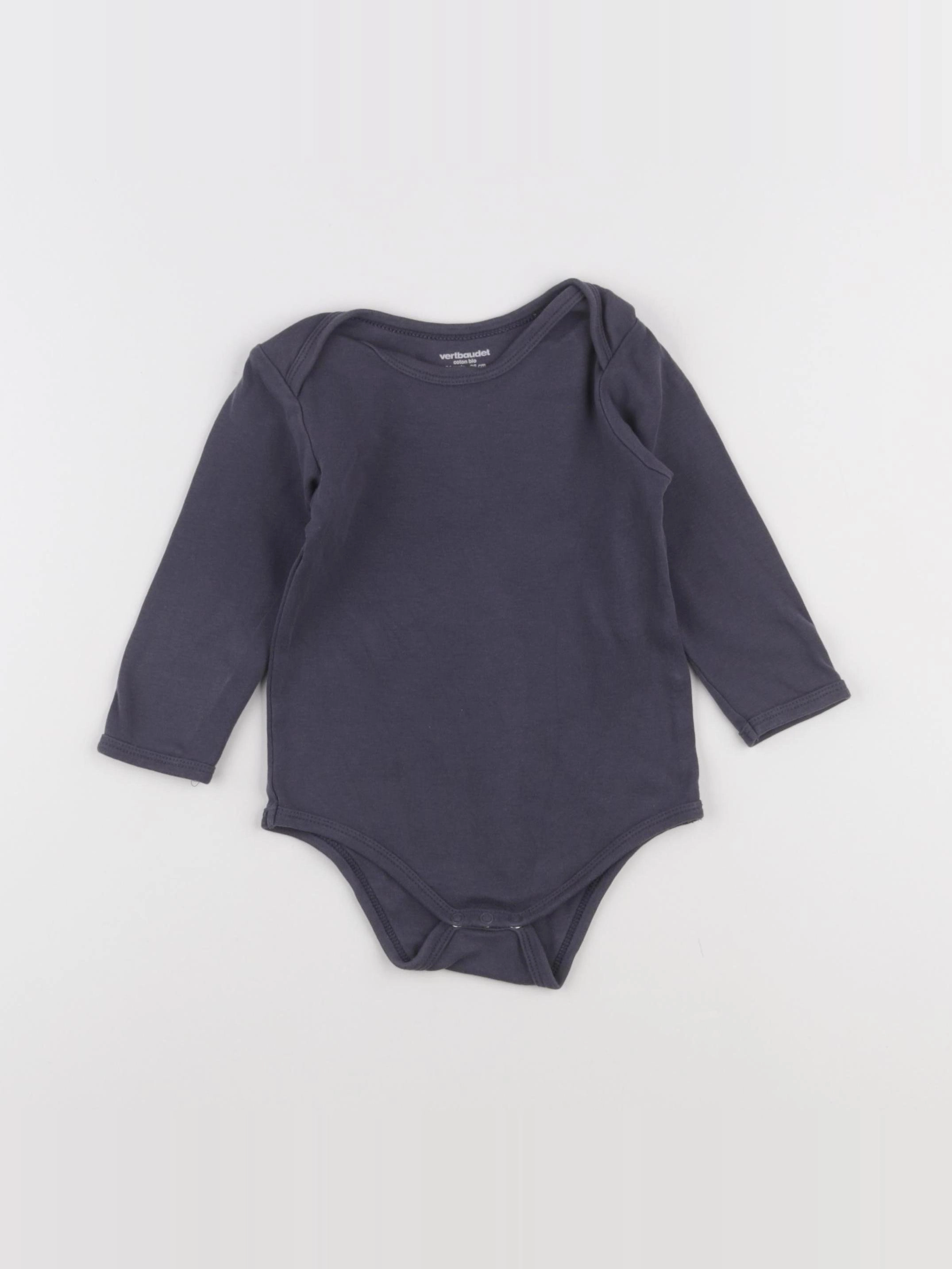 Vertbaudet - body gris - 24 mois