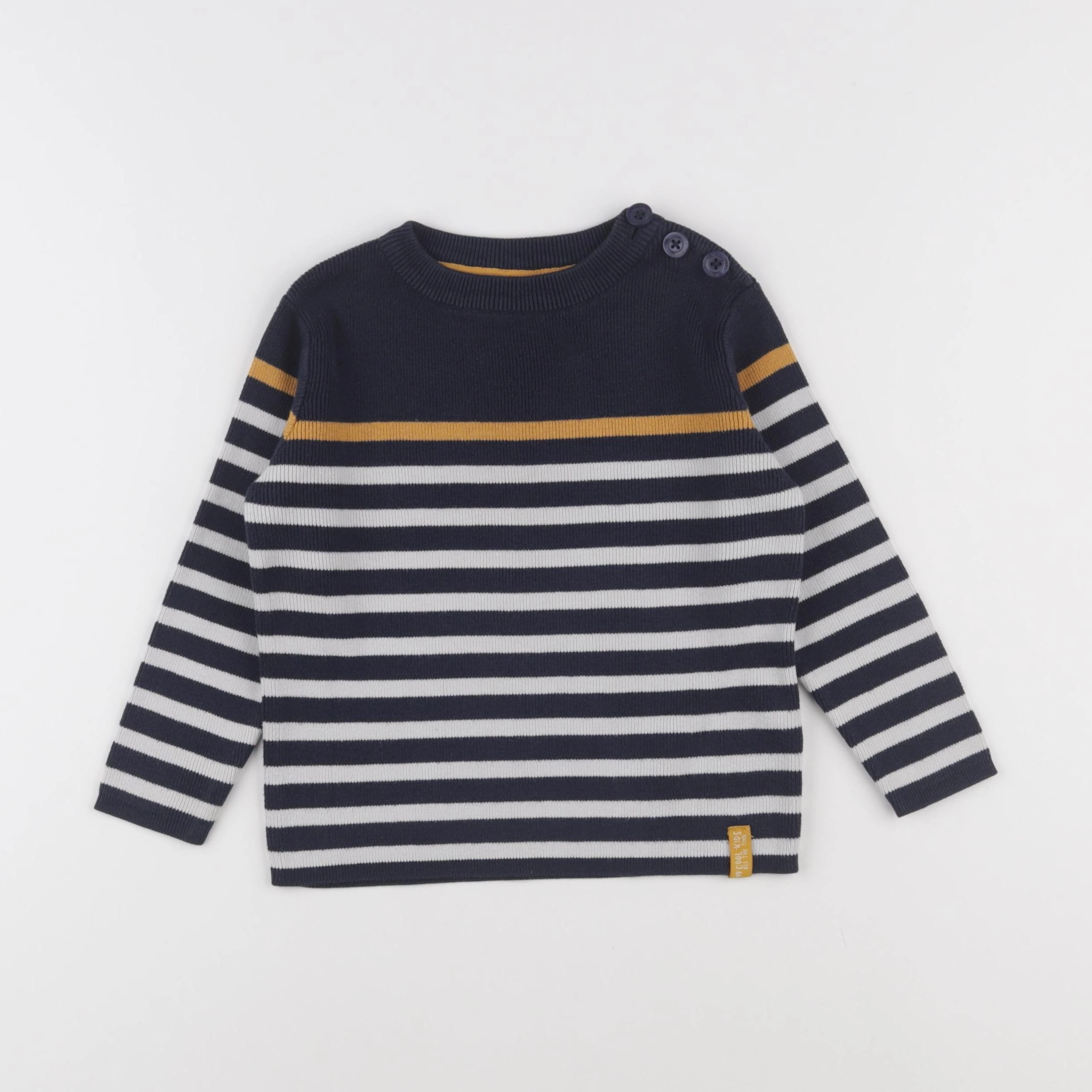 Vertbaudet - pull bleu - 3 ans