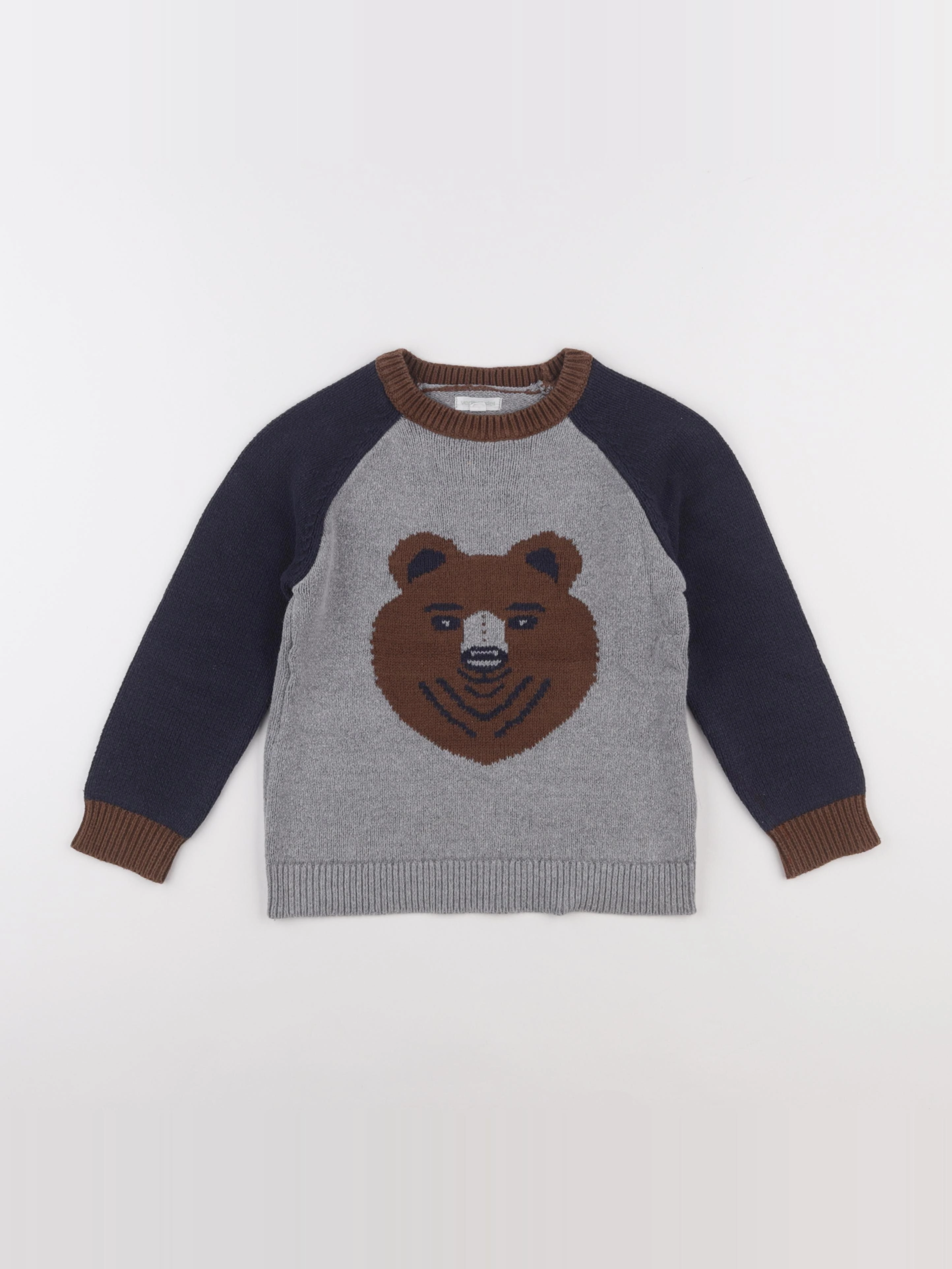 Vertbaudet - pull multicolore - 6 ans