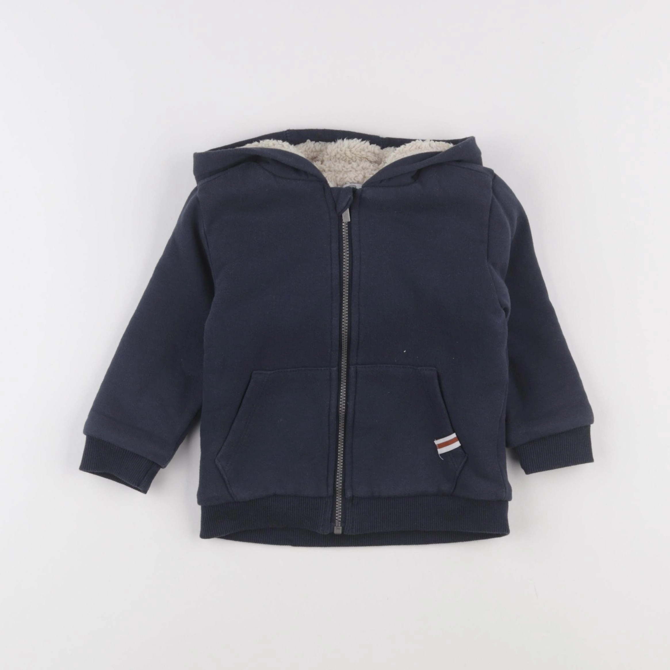 La Redoute - sweat bleu - 2 ans