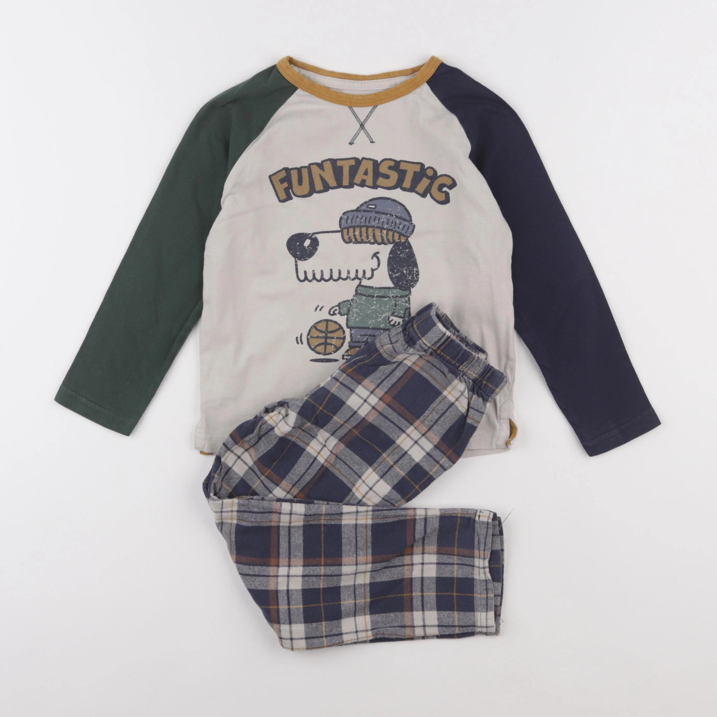 Vertbaudet - pyjama coton multicolore - 5 ans