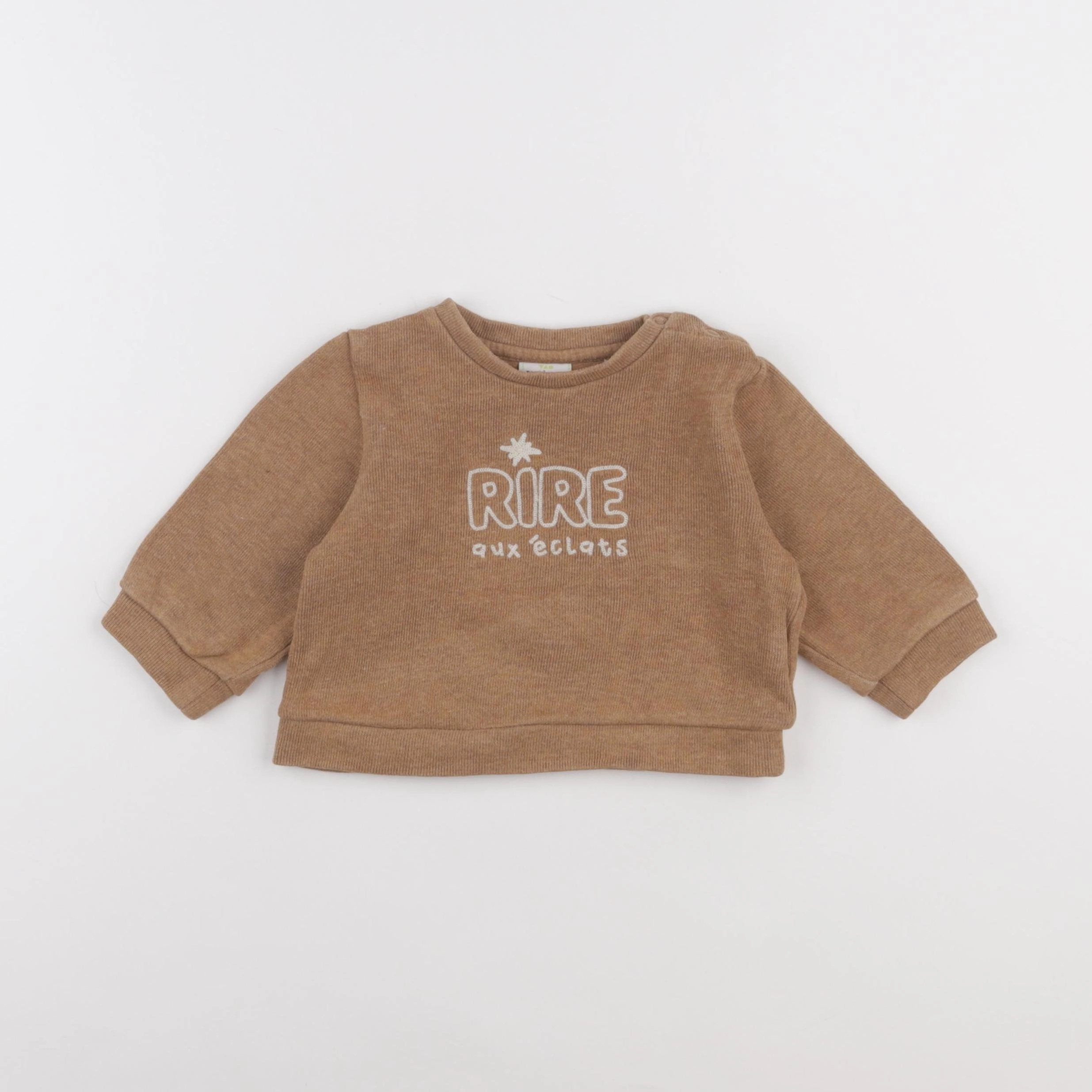 Tape à l'oeil - sweat beige - 3 mois