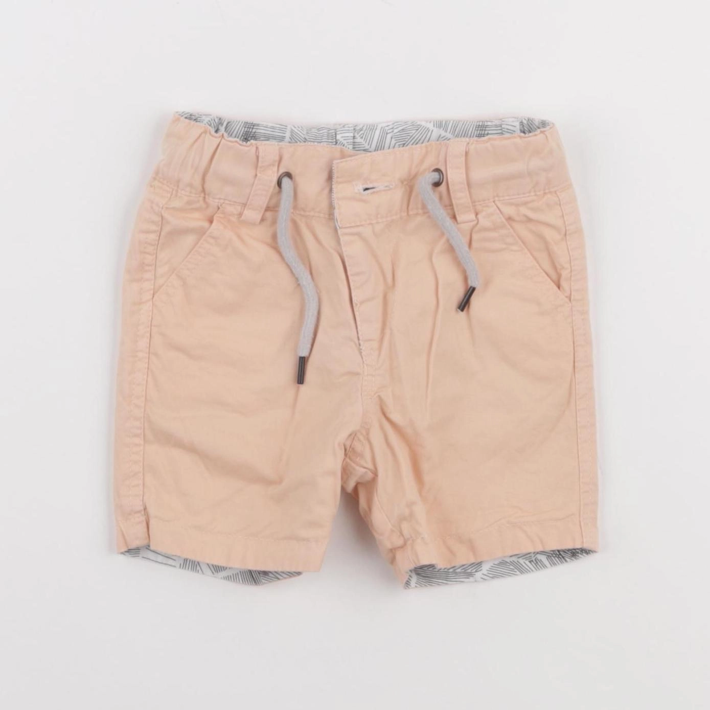 IKKS - short réversible gris - 3 mois