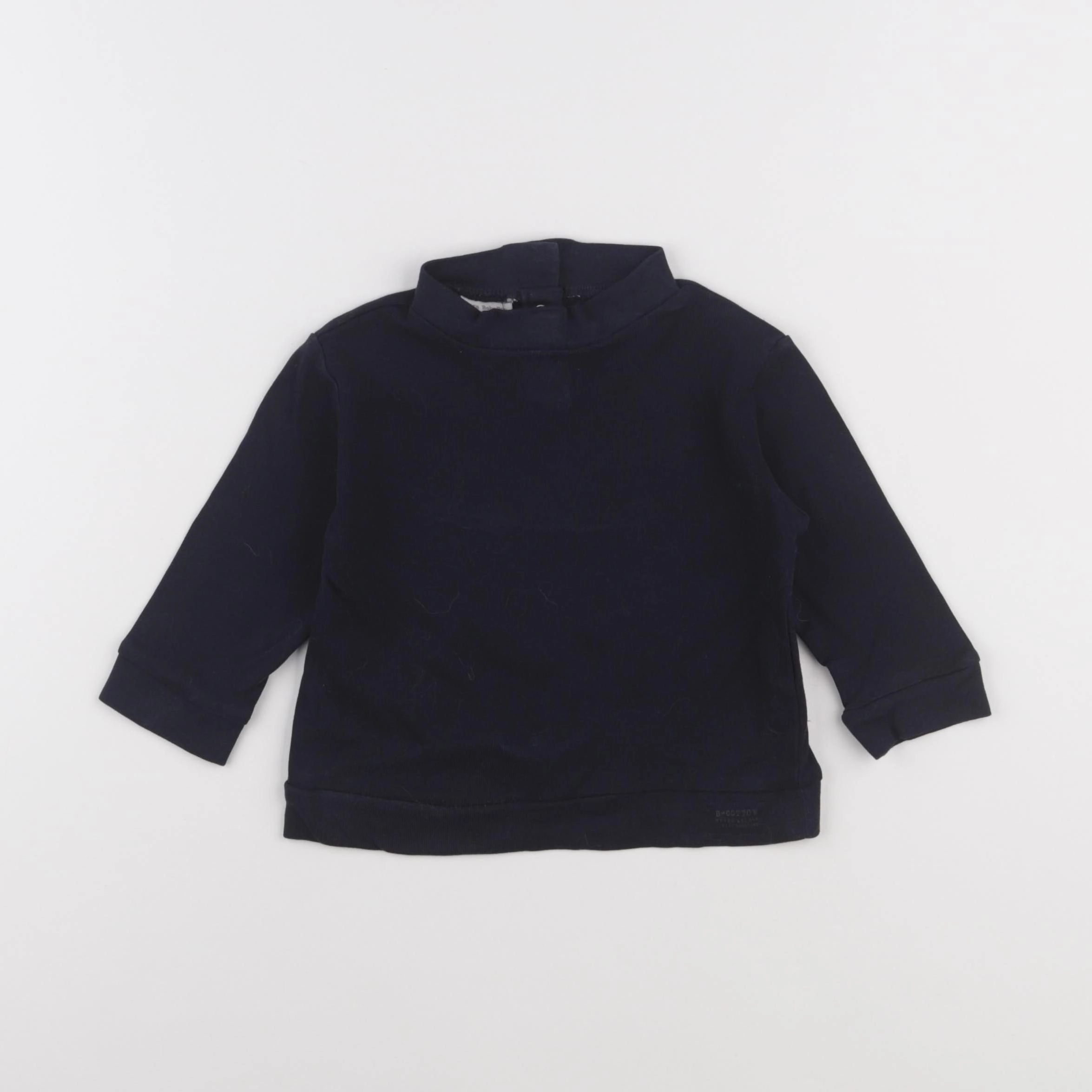 Zara - sous-pull bleu - 6/9 mois