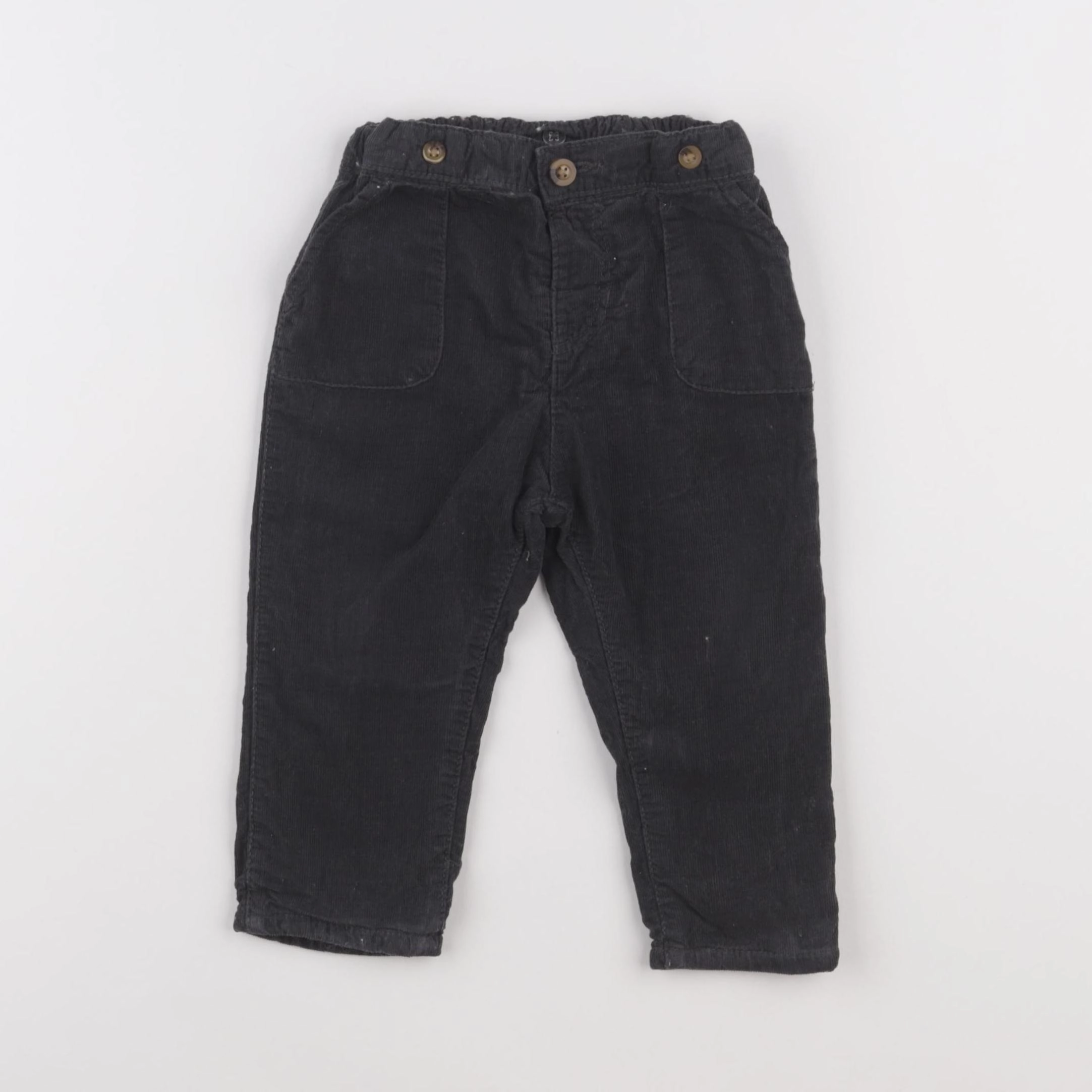 H&M - pantalon gris - 9/12 mois