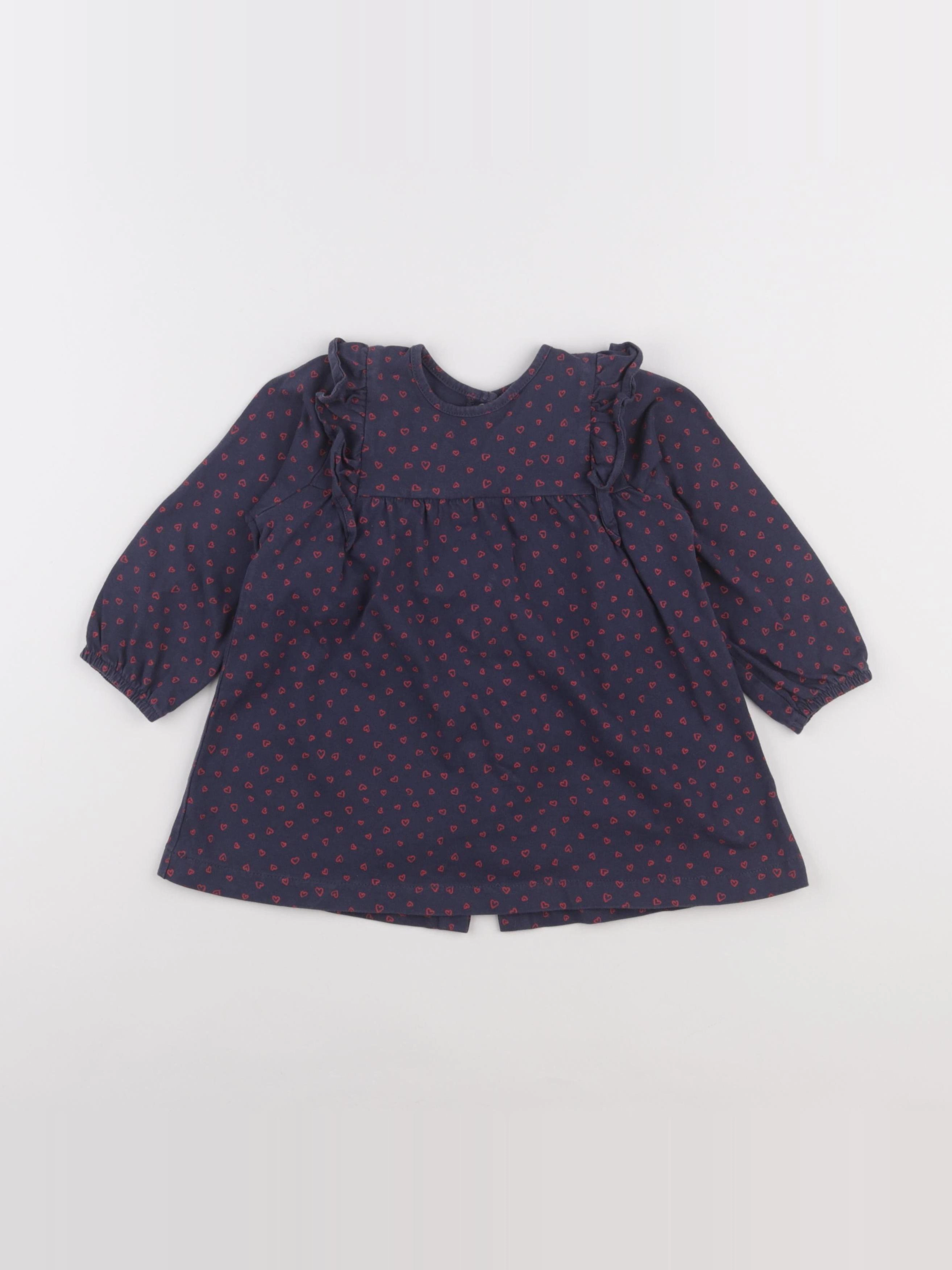 Vertbaudet - robe bleu - 2 ans