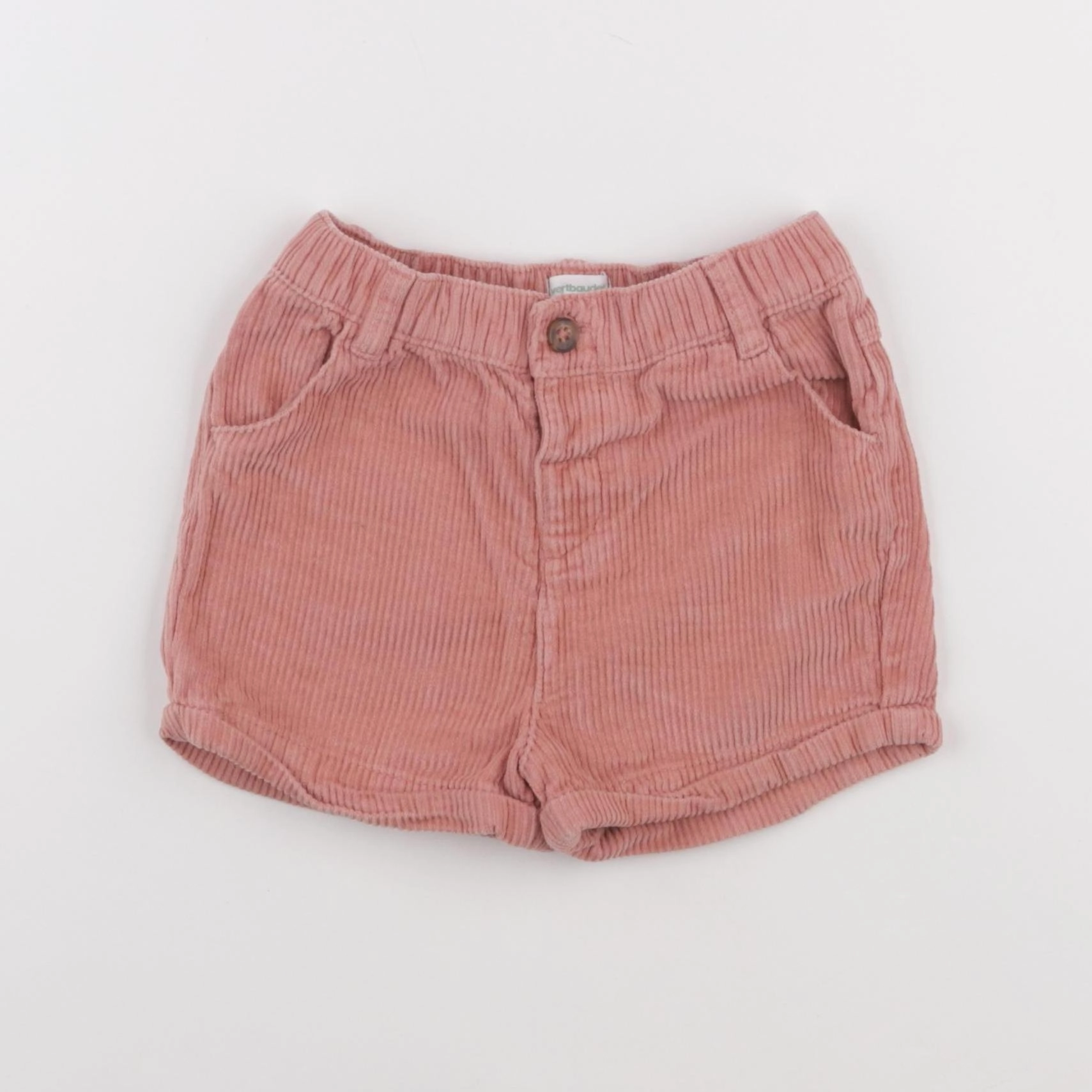 Vertbaudet - short rose - 24 mois