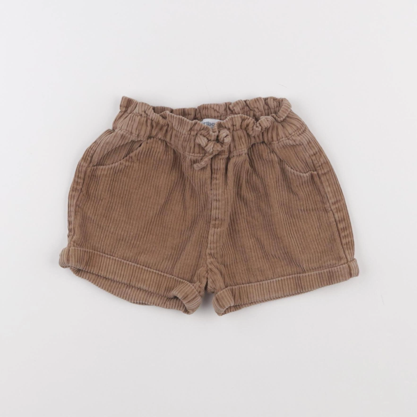 Vertbaudet - short marron - 2 ans