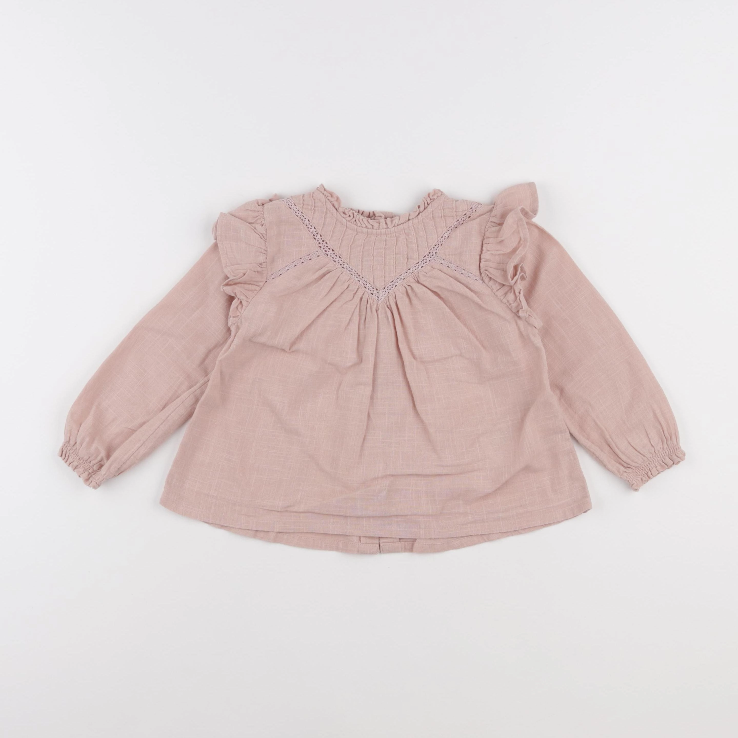 Vertbaudet - blouse rose - 24 mois