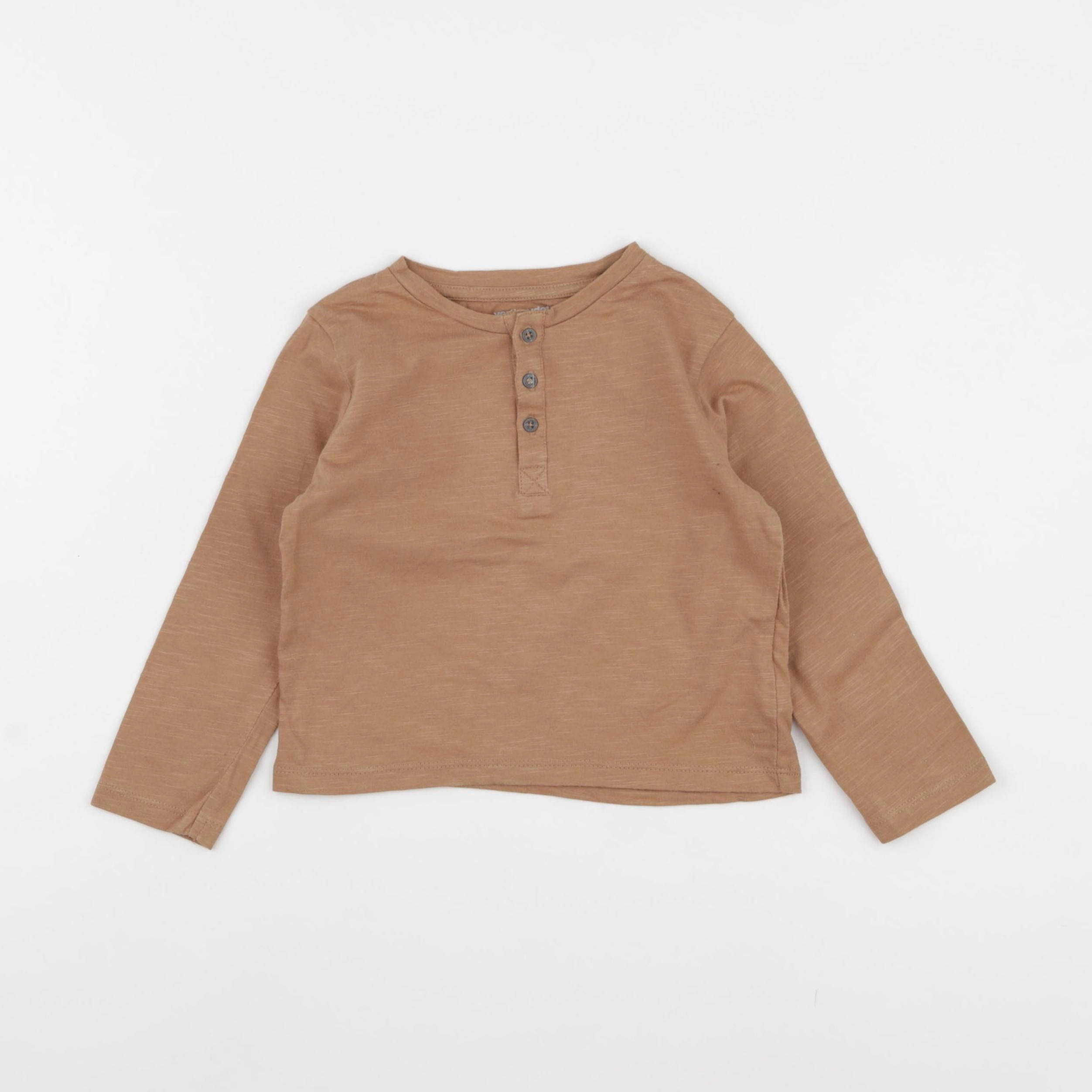Vertbaudet - tee-shirt marron - 18 mois