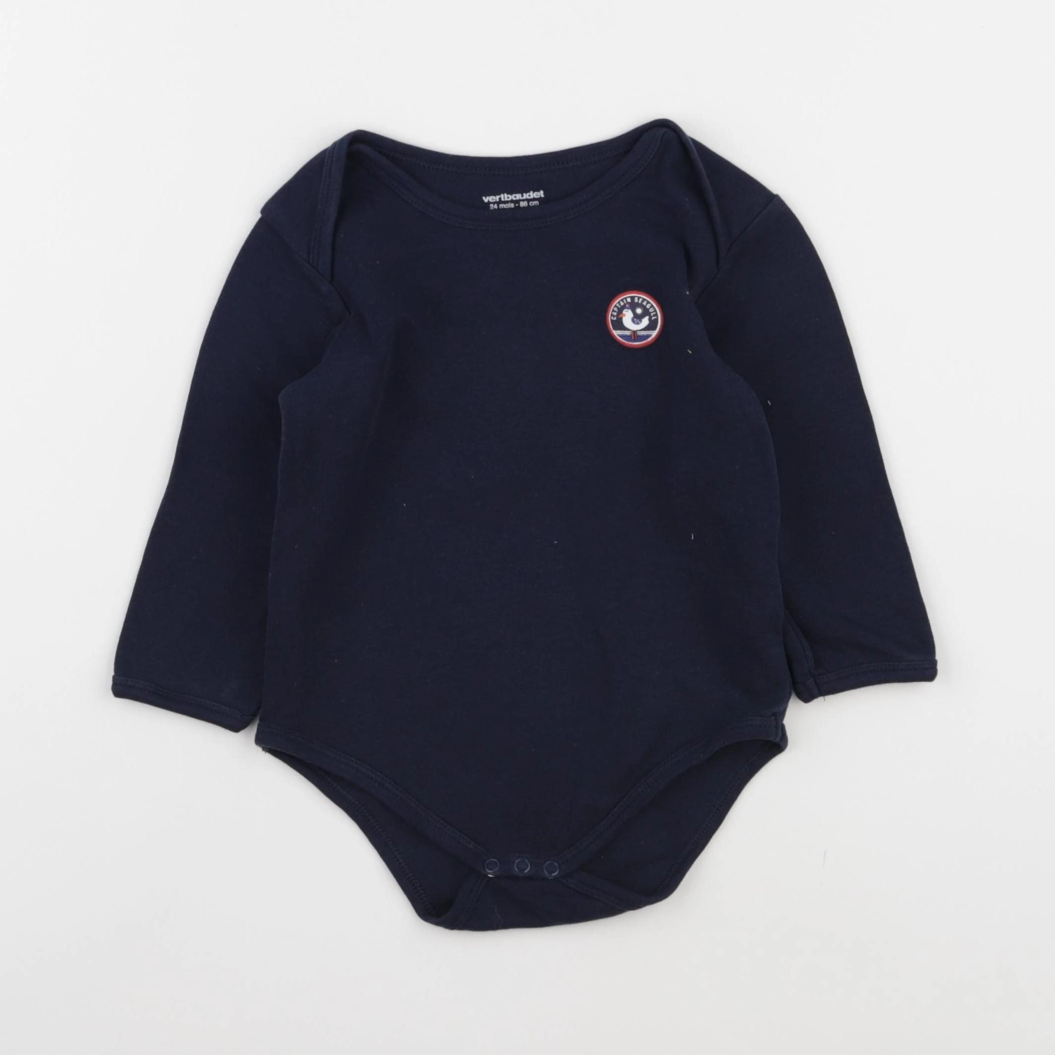 Vertbaudet - body bleu - 24 mois