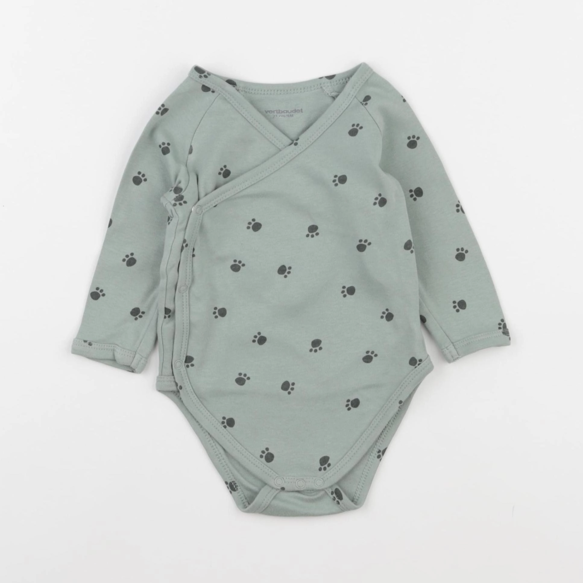 Vertbaudet - body bleu - 9 mois
