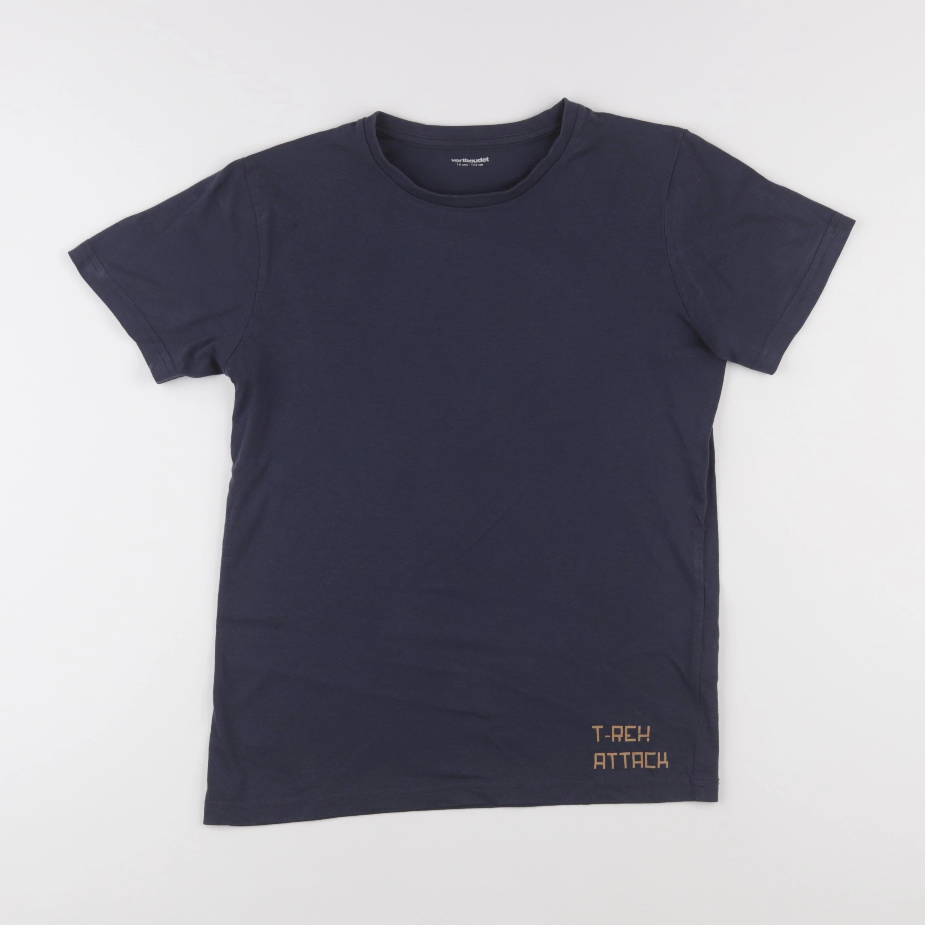 Vertbaudet - tee-shirt bleu - 12 ans