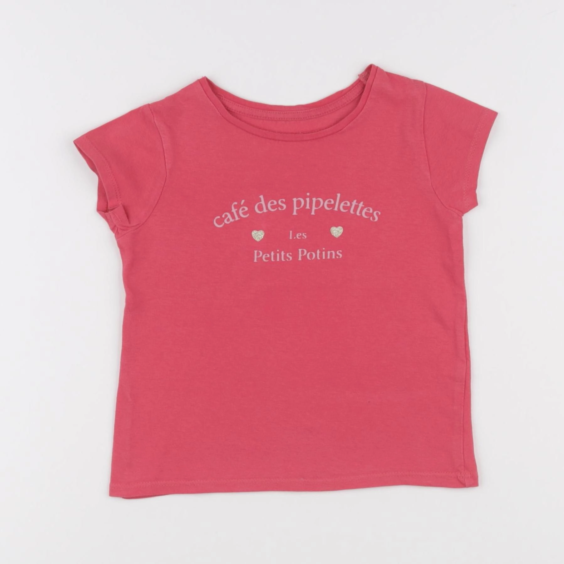 Vertbaudet - tee-shirt rose - 3 ans