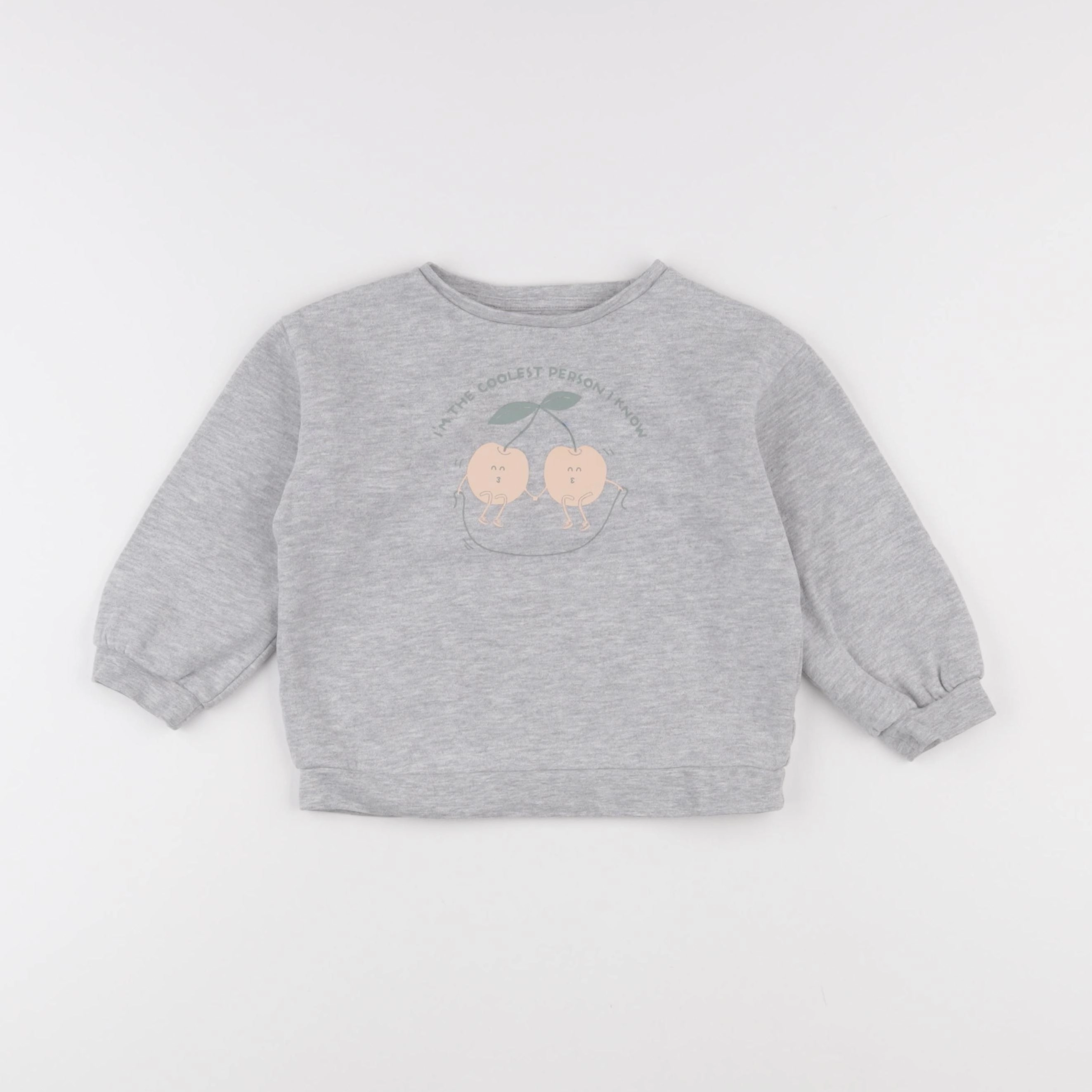 Vertbaudet - sweat gris - 4 ans