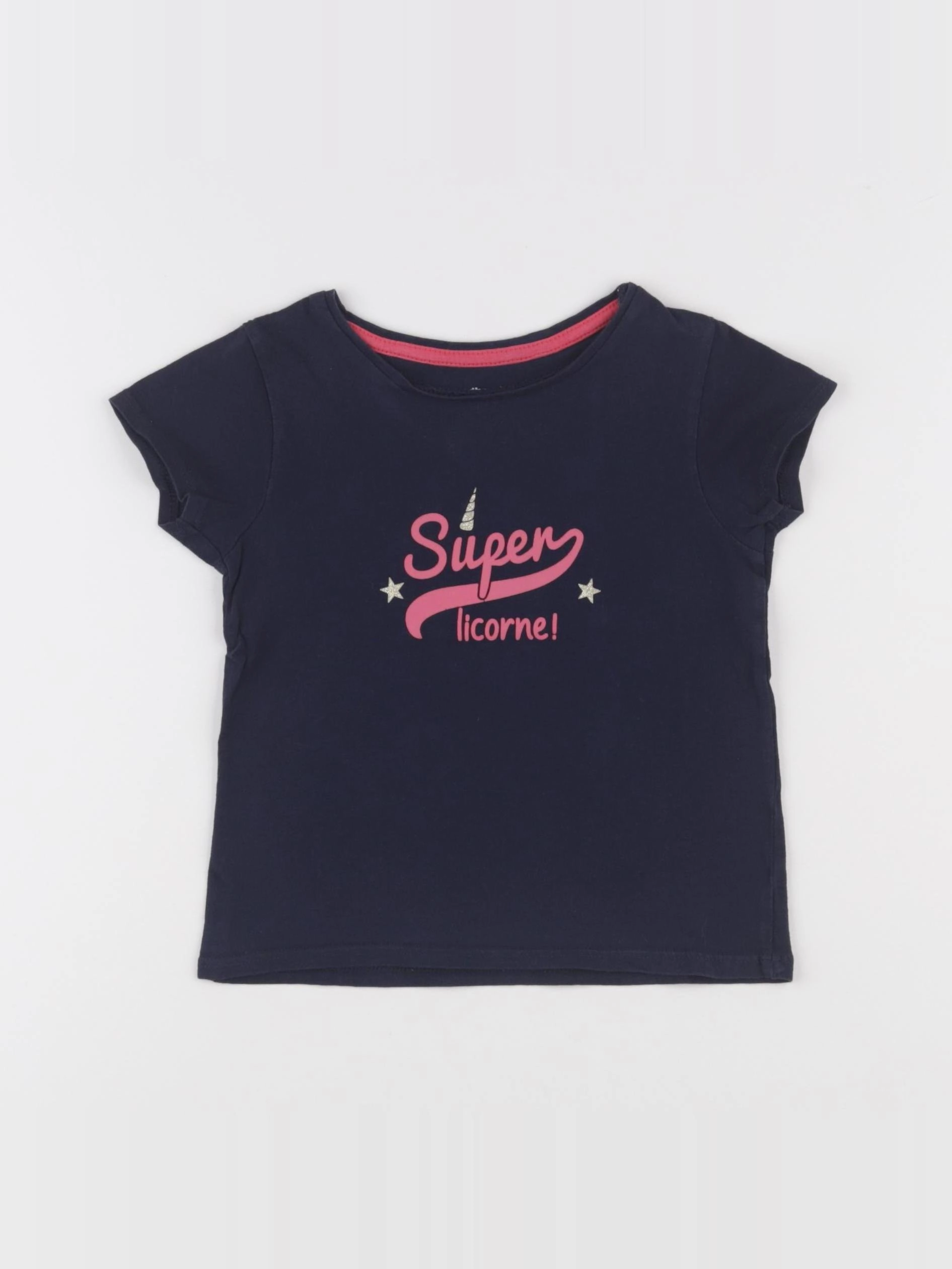 Vertbaudet - tee-shirt bleu - 3 ans