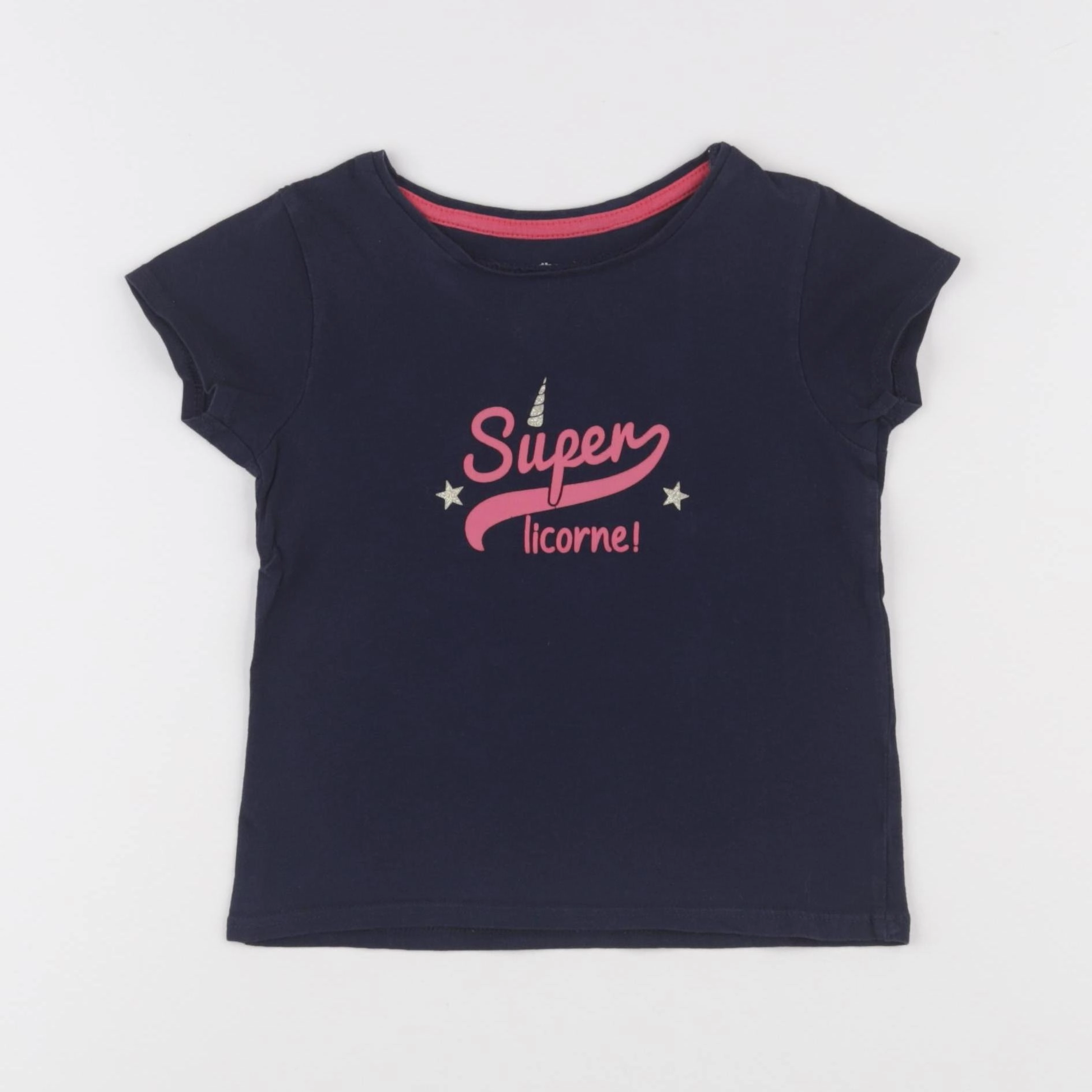 Vertbaudet - tee-shirt bleu - 3 ans