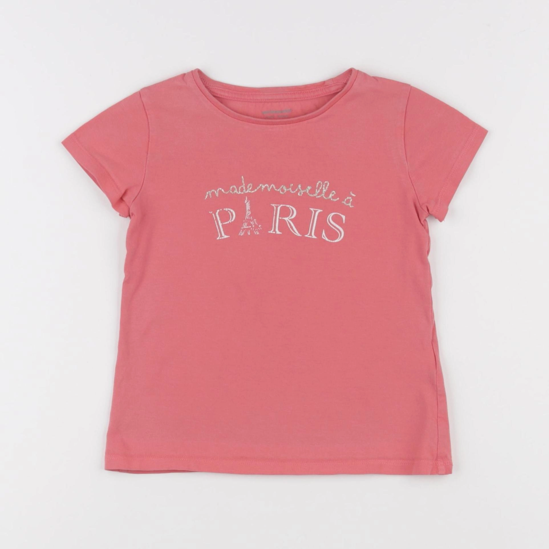Vertbaudet - tee-shirt rose - 4 ans