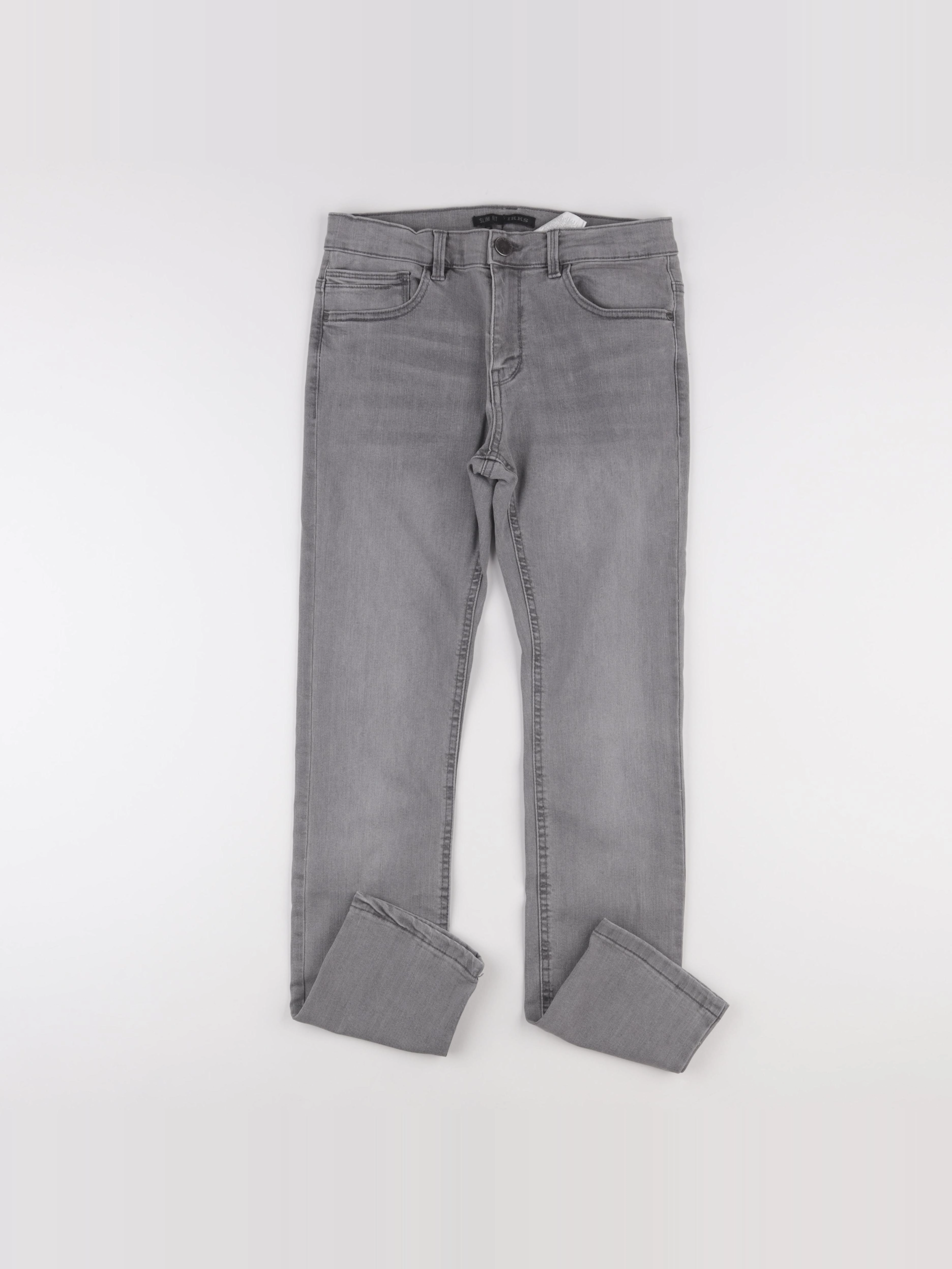 IKKS - jean gris - 14 ans