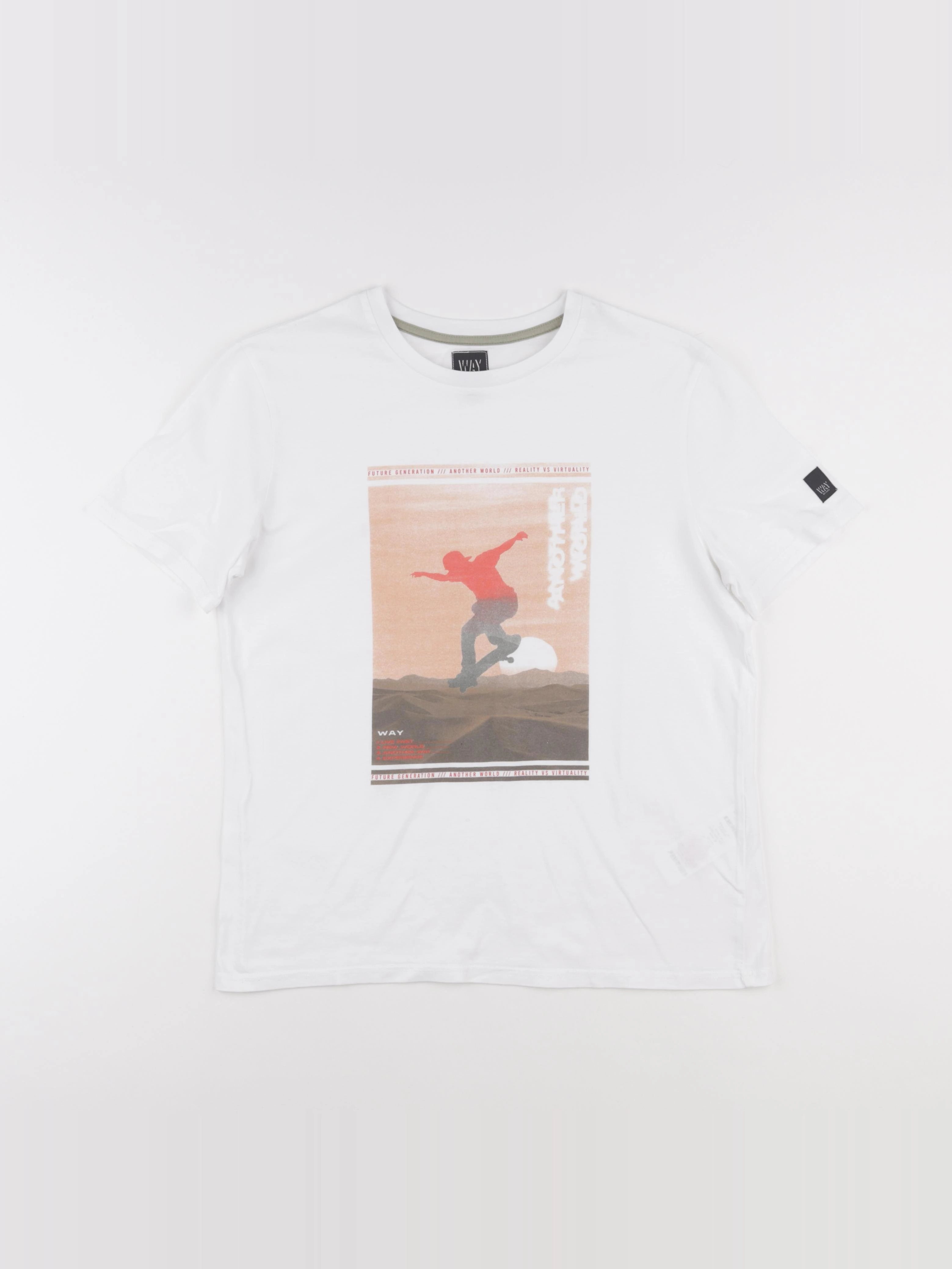 IKKS - tee-shirt blanc - 14 ans