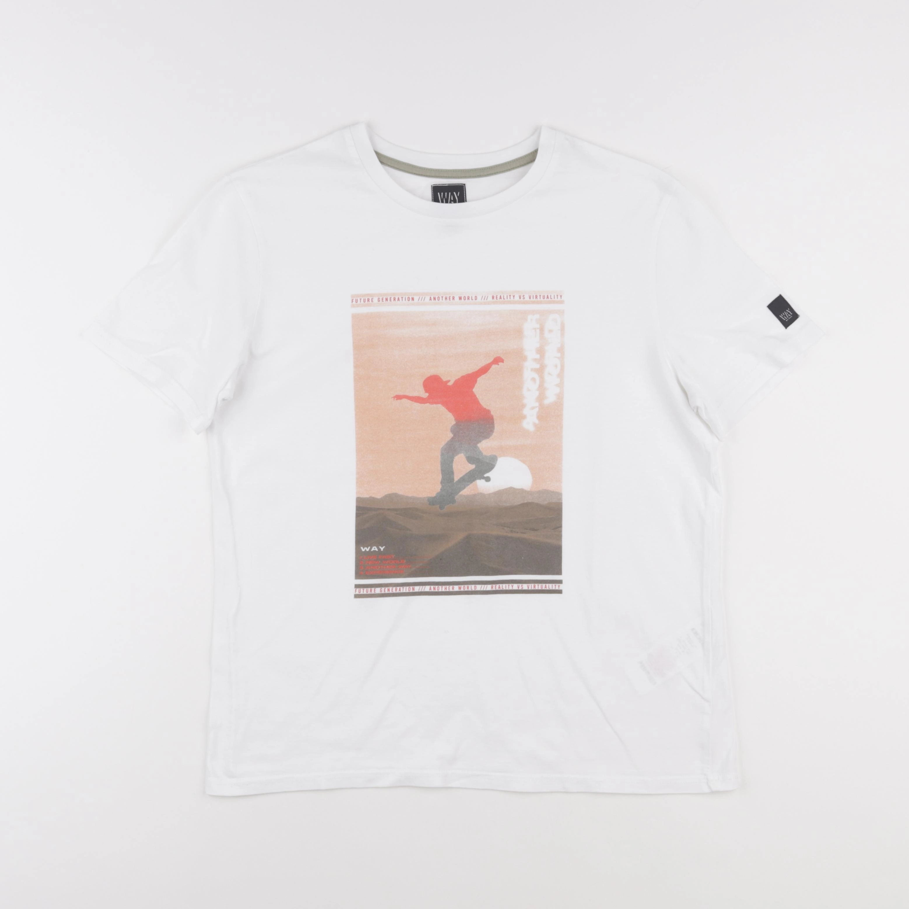 IKKS - tee-shirt blanc - 14 ans