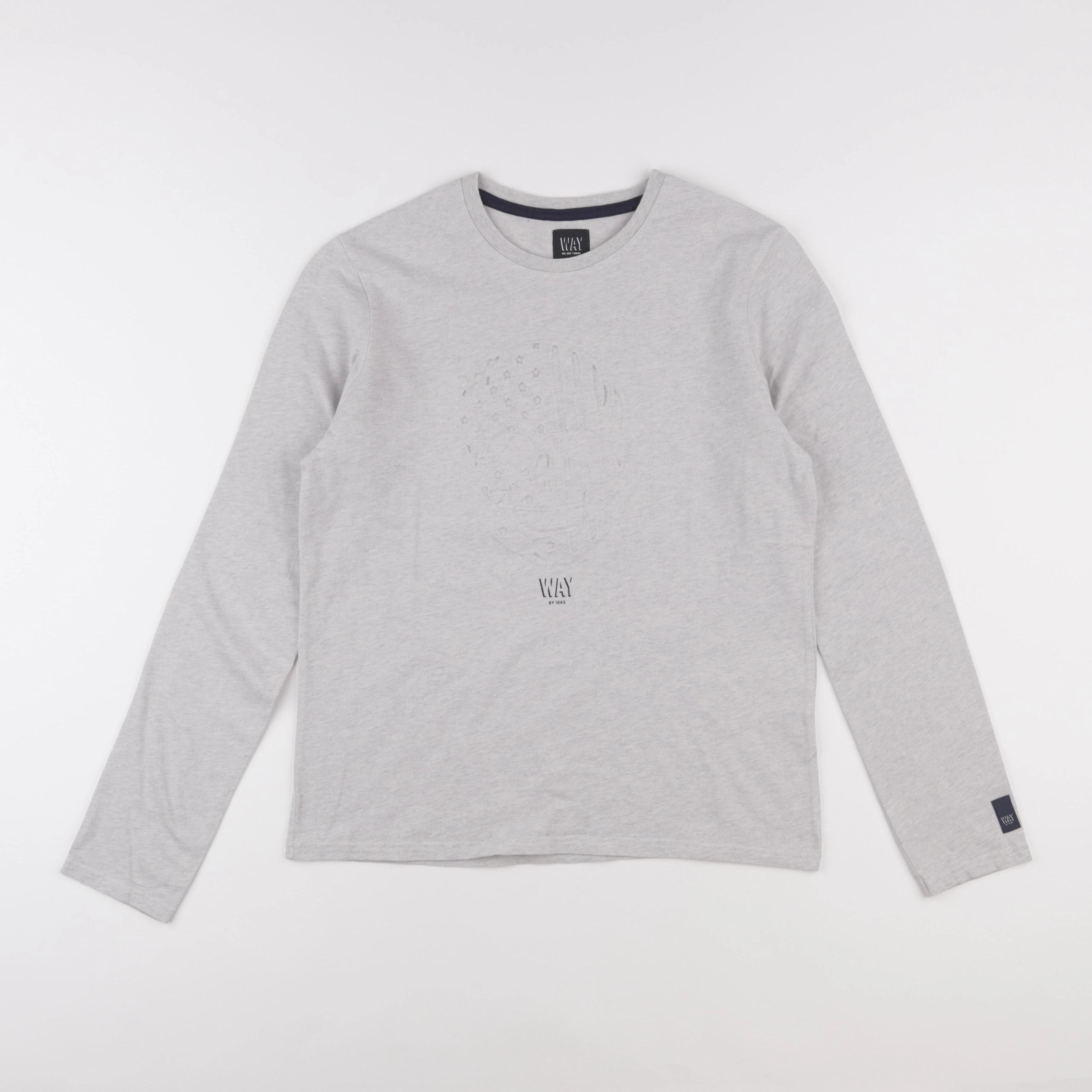 IKKS - tee-shirt beige - 14 ans