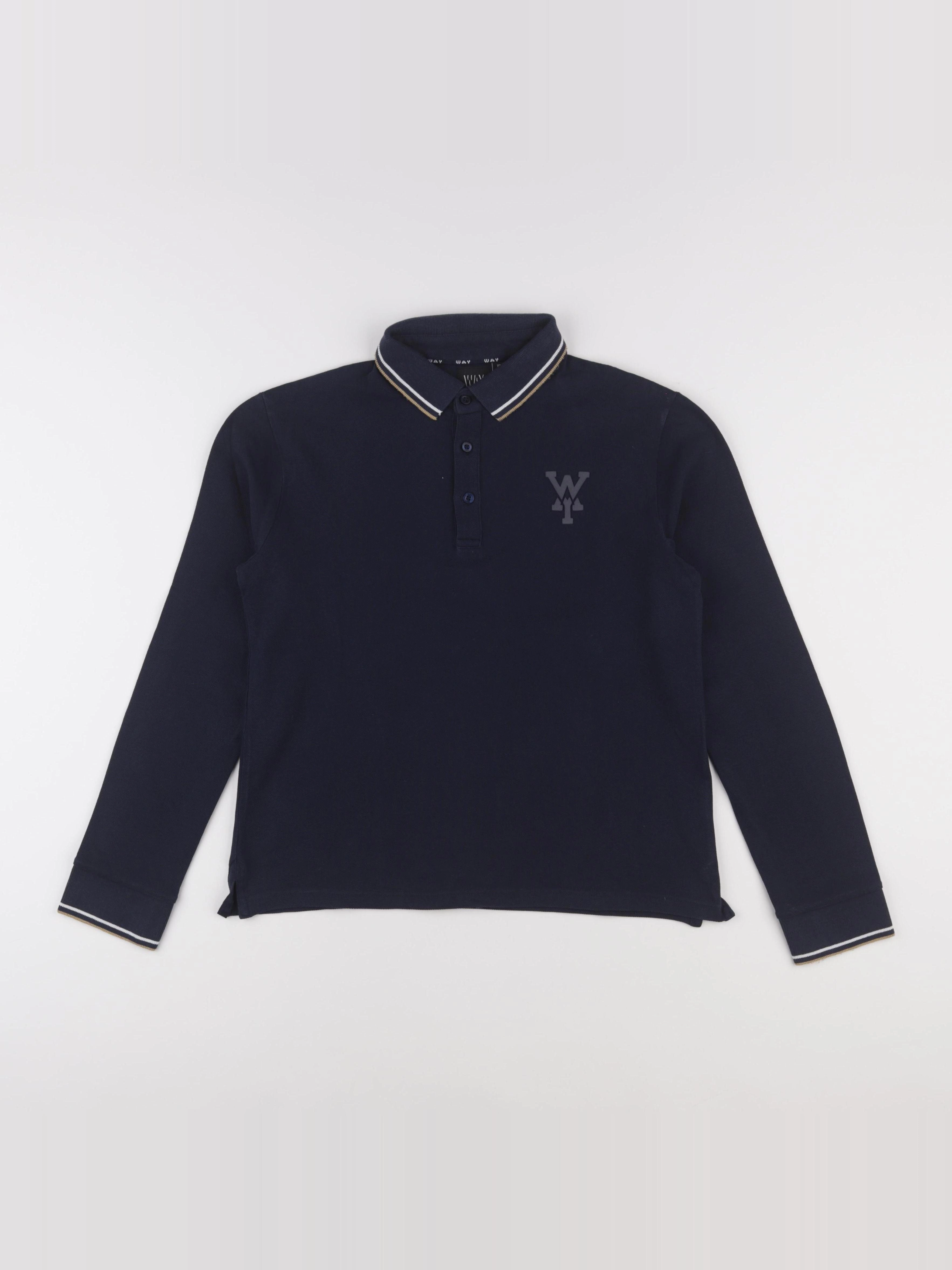 IKKS - polo bleu - 14 ans