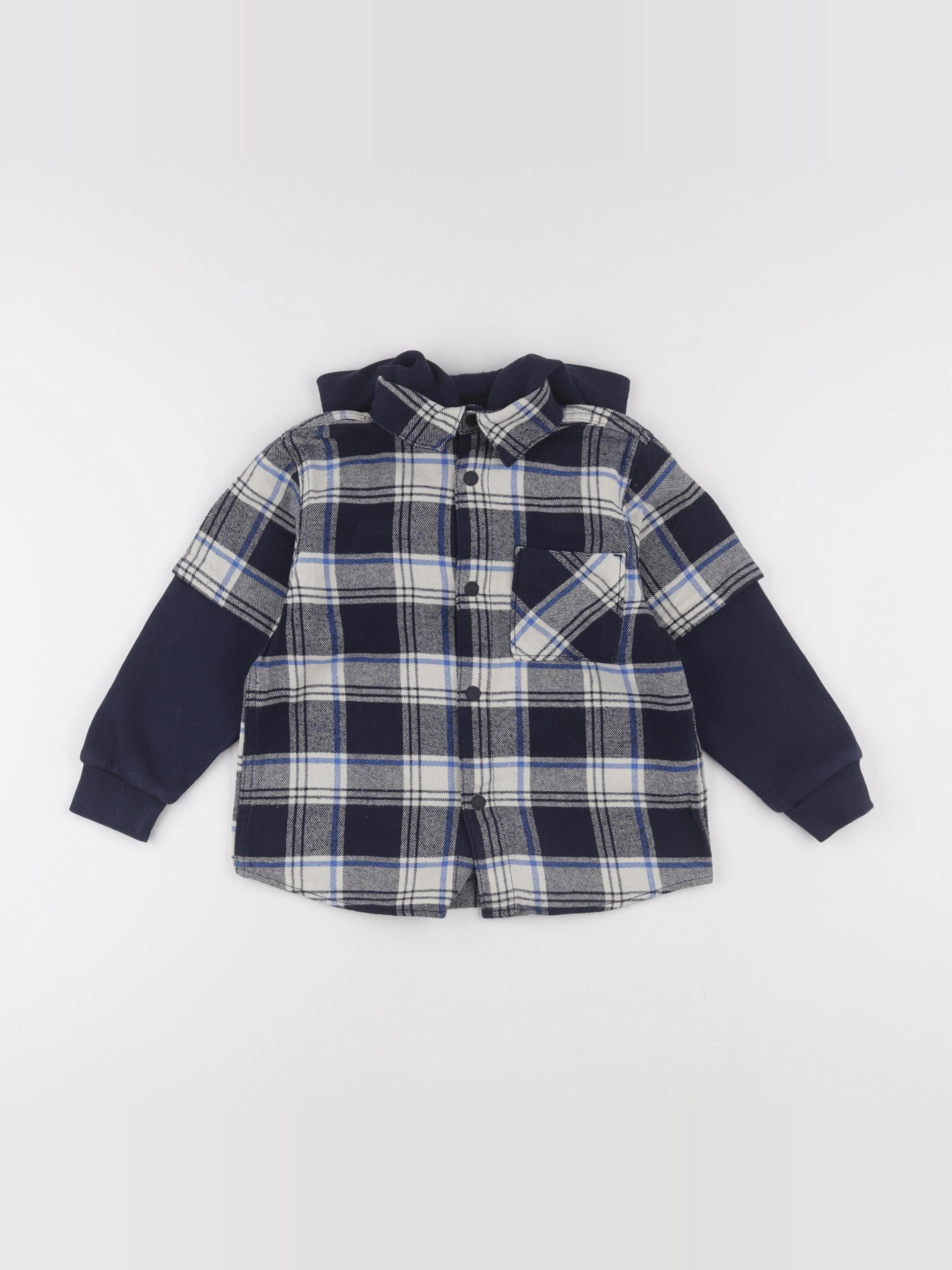 Vertbaudet - chemise bleu - 5 ans