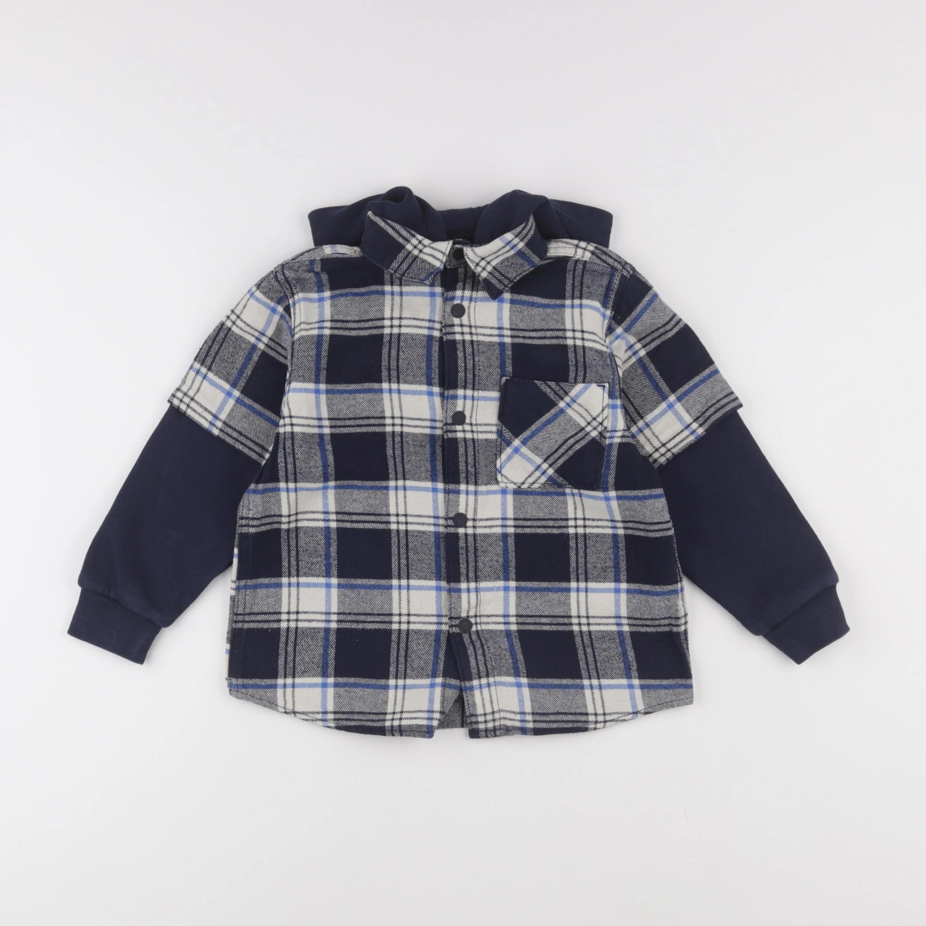 Vertbaudet - chemise bleu - 5 ans