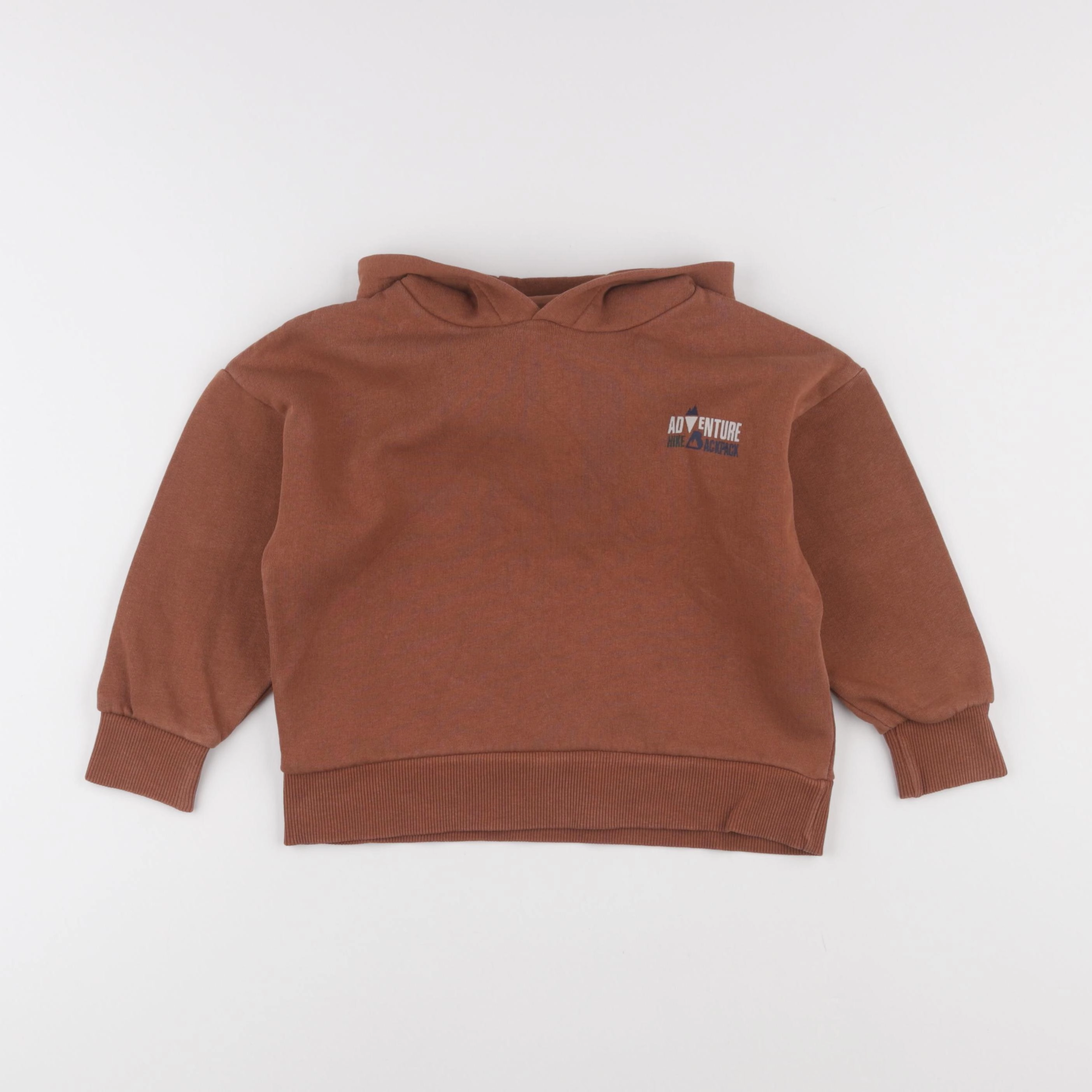 Vertbaudet - sweat marron - 5 ans
