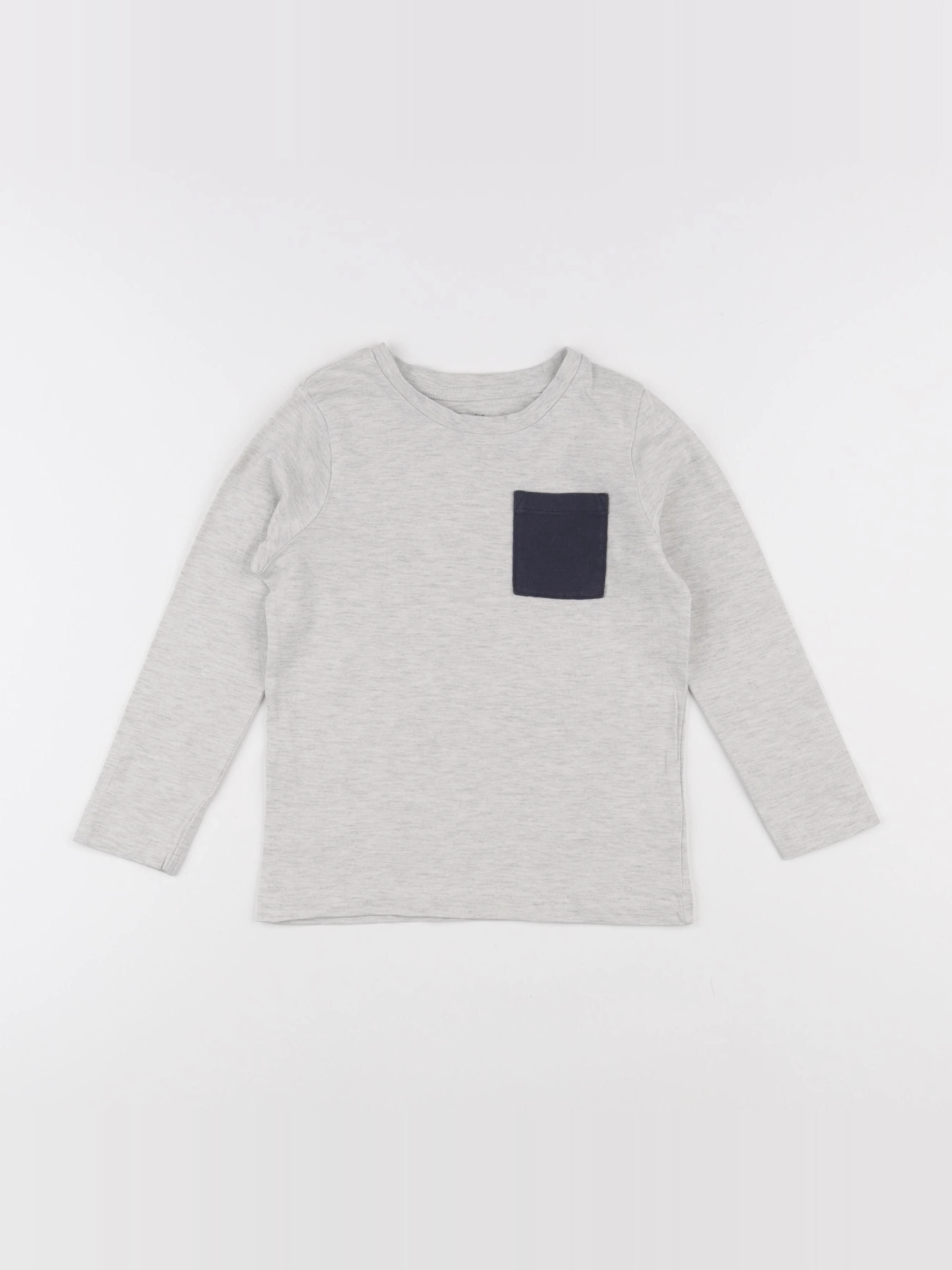 Vertbaudet - tee-shirt beige - 5 ans
