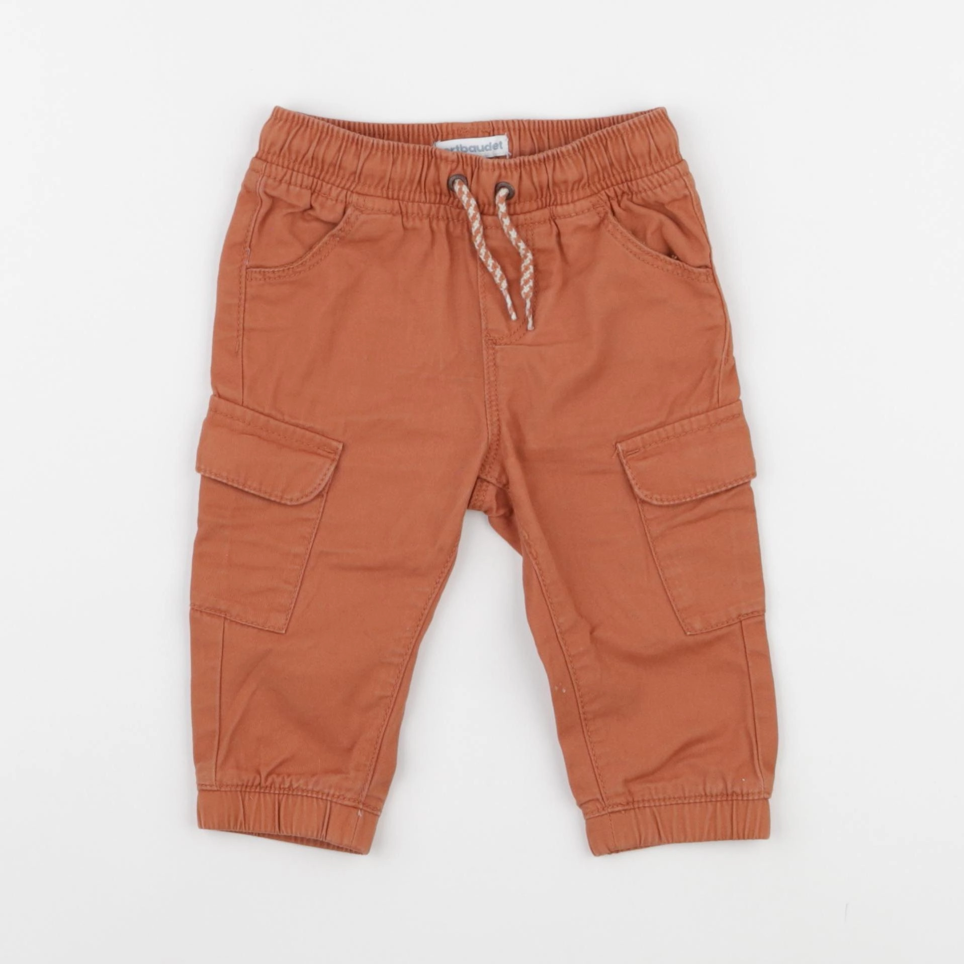 Vertbaudet - pantalon marron - 9 mois