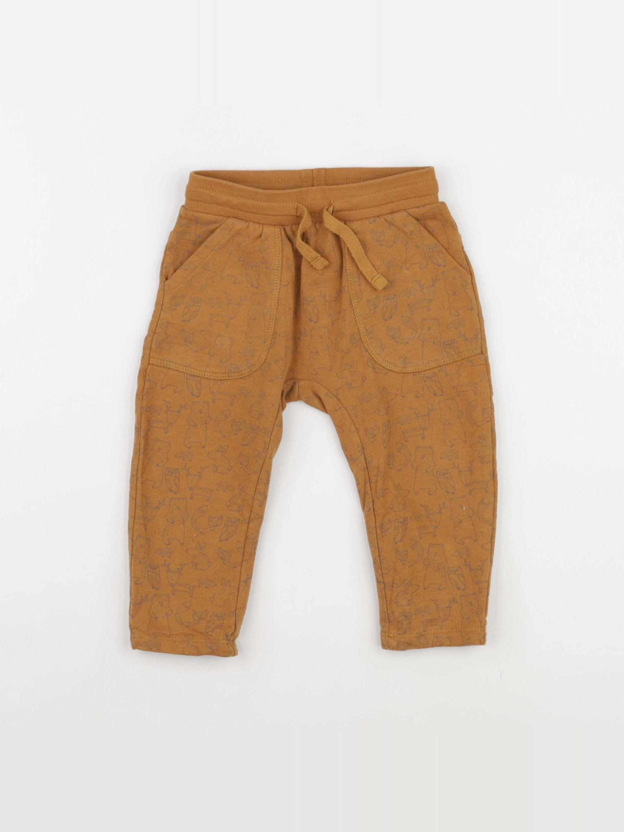 Vertbaudet - jogging marron - 9 mois