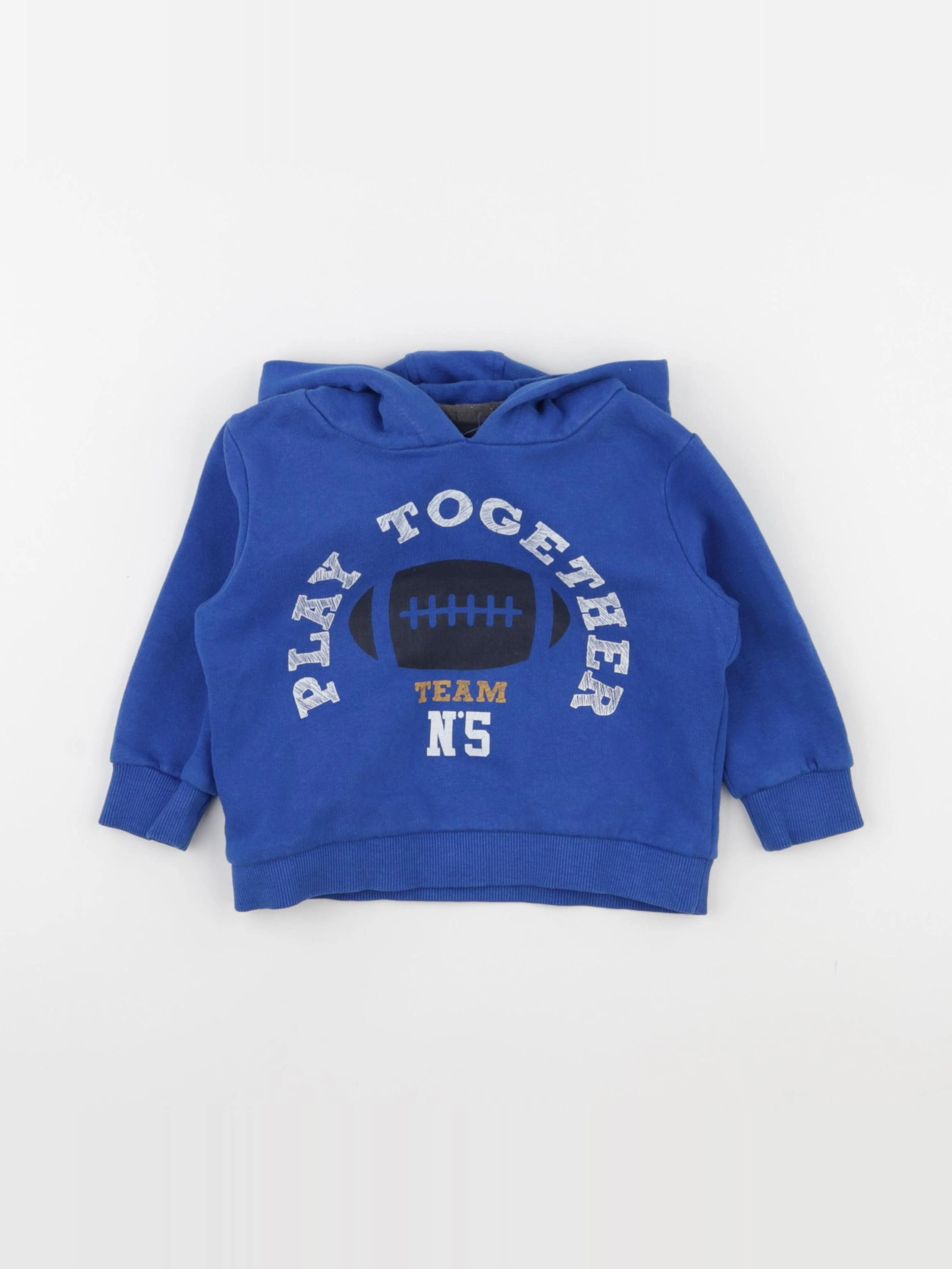 Vertbaudet - sweat bleu - 2 ans